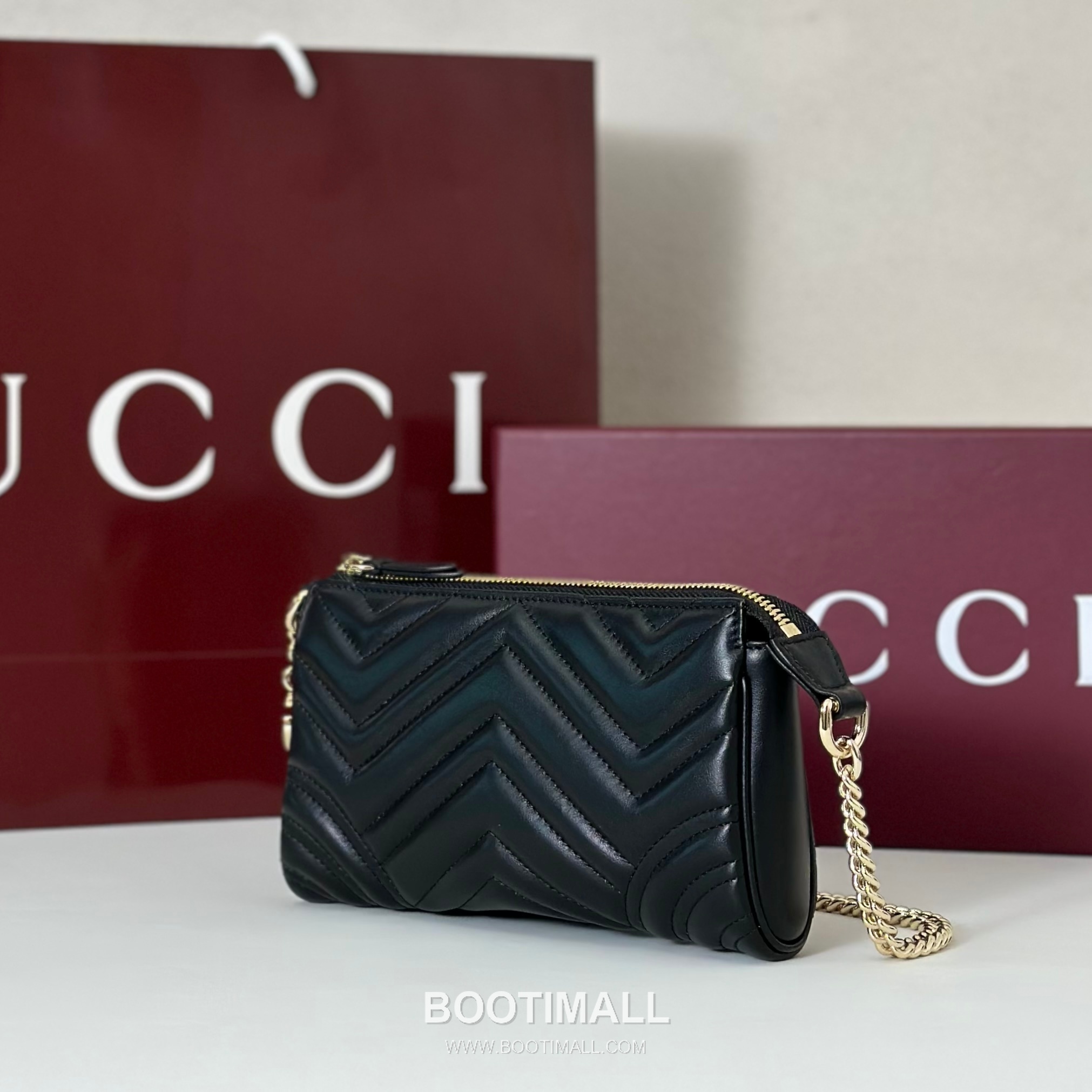 Gucci GG Supreme Canvas Wallet with Leather Trim Zip Detail 구찌 GG 수프림 캔버스 레더 트림 집 월렛 847589 20cm 2