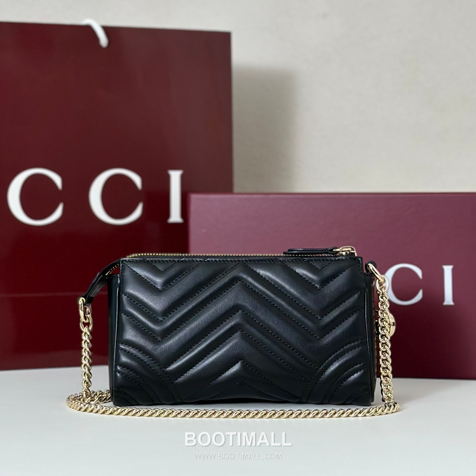 Gucci GG Supreme Canvas Wallet with Leather Trim Zip Detail 구찌 GG 수프림 캔버스 레더 트림 집 월렛 847589 20cm 3