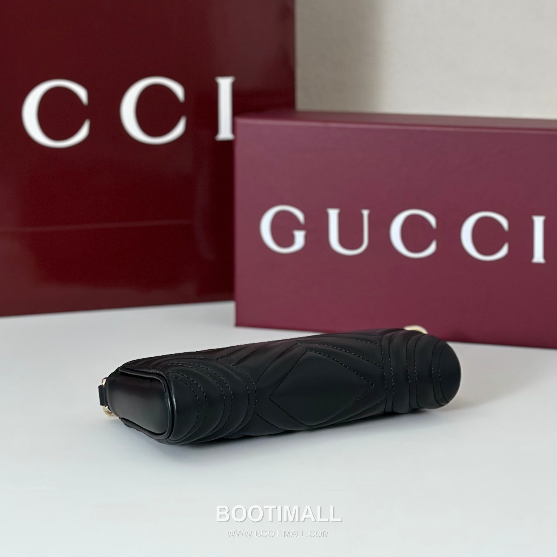 Gucci GG Supreme Canvas Wallet with Leather Trim Zip Detail 구찌 GG 수프림 캔버스 레더 트림 집 월렛 847589 20cm 4