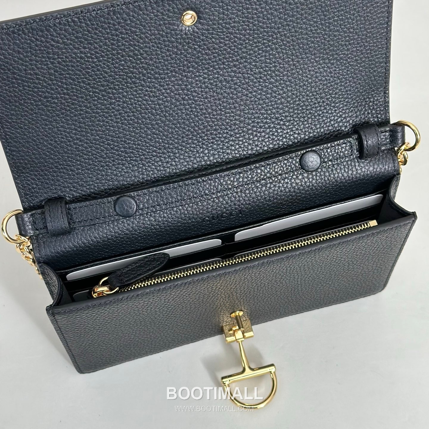 Gucci Grain Calfskin Wallet with Leather Zip Detail 구찌 그레인 카프스킨 레더 집 월렛 855654 20cm 6