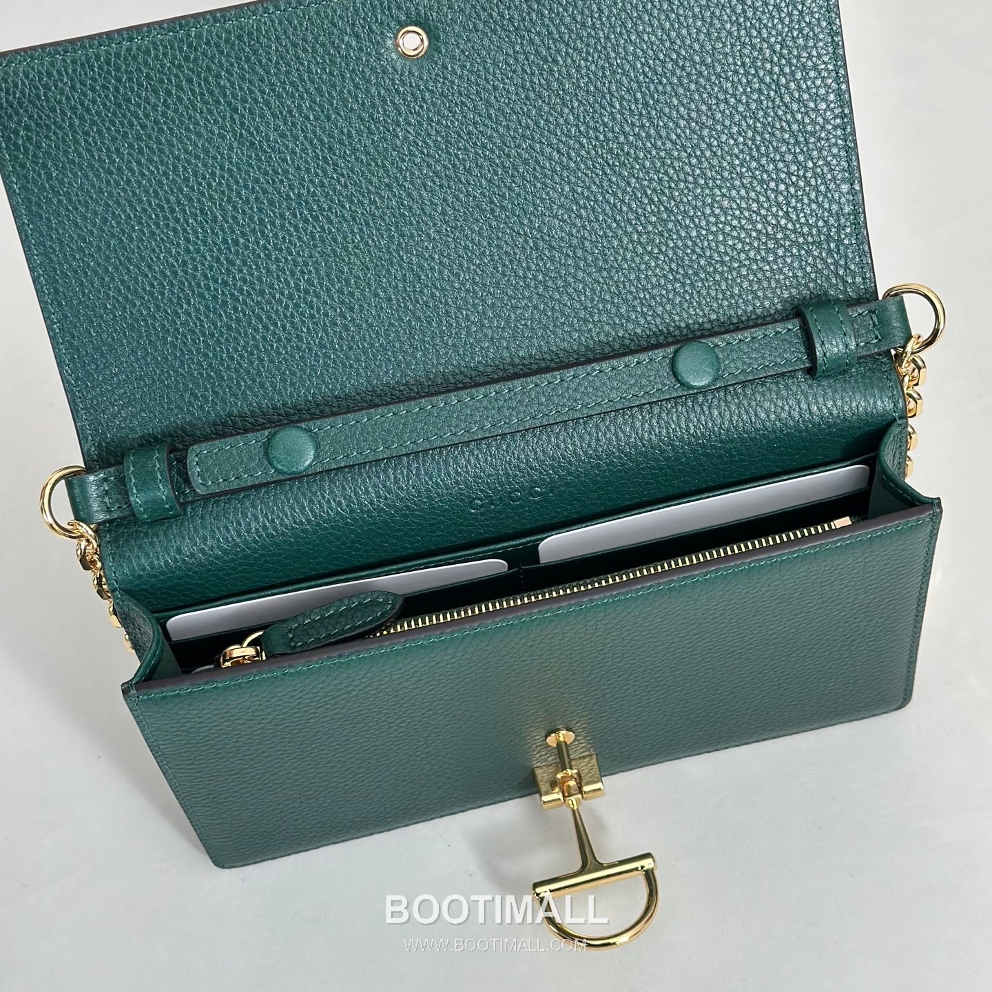 Gucci Grain Calfskin Wallet with Leather Zip Detail 구찌 그레인 카프스킨 레더 집 월렛 855654 20cm 6