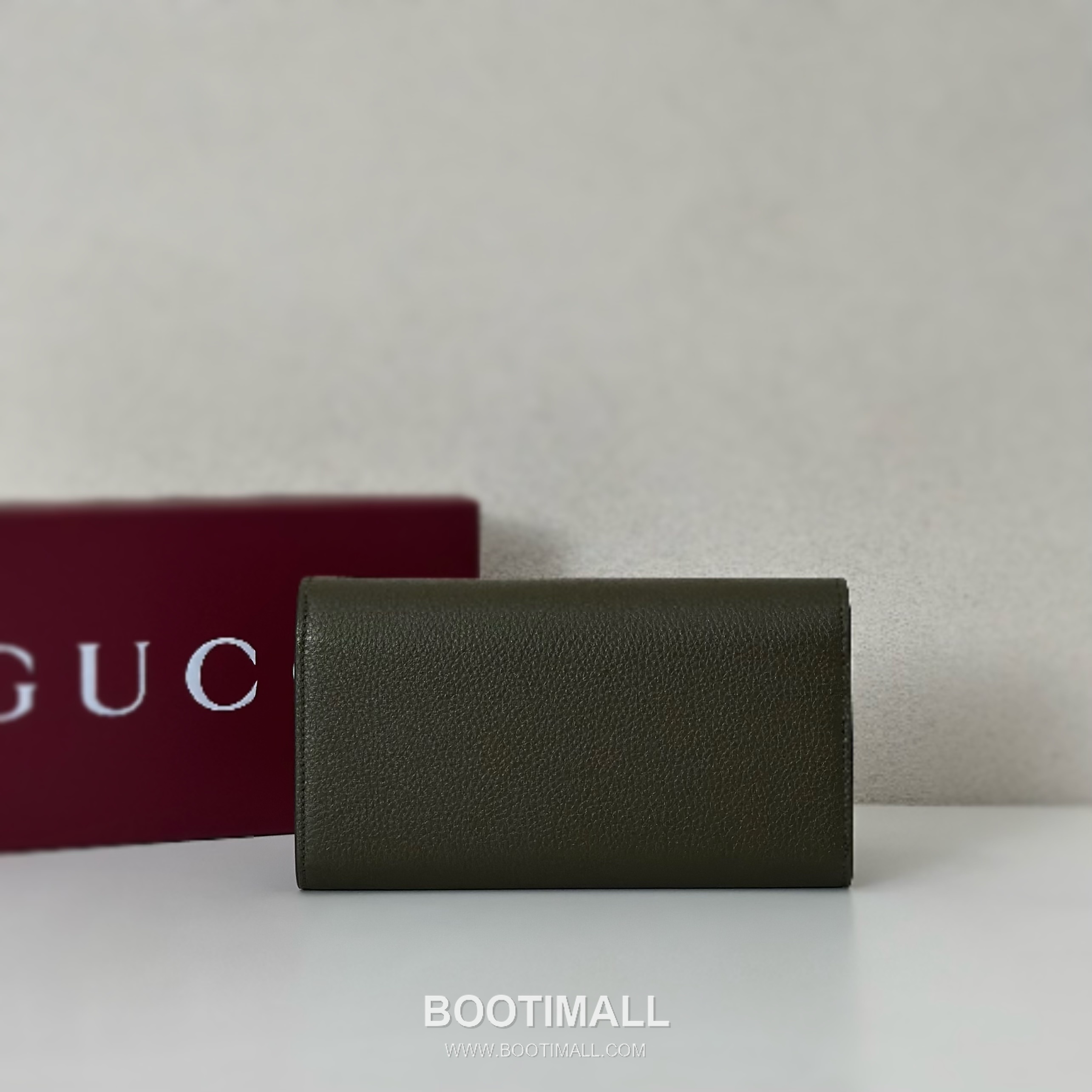 Gucci GG Supreme Canvas Wallet with Leather Trim Zip Detail 구찌 GG 수프림 캔버스 레더 트림 집 월렛 828147 19cm 2