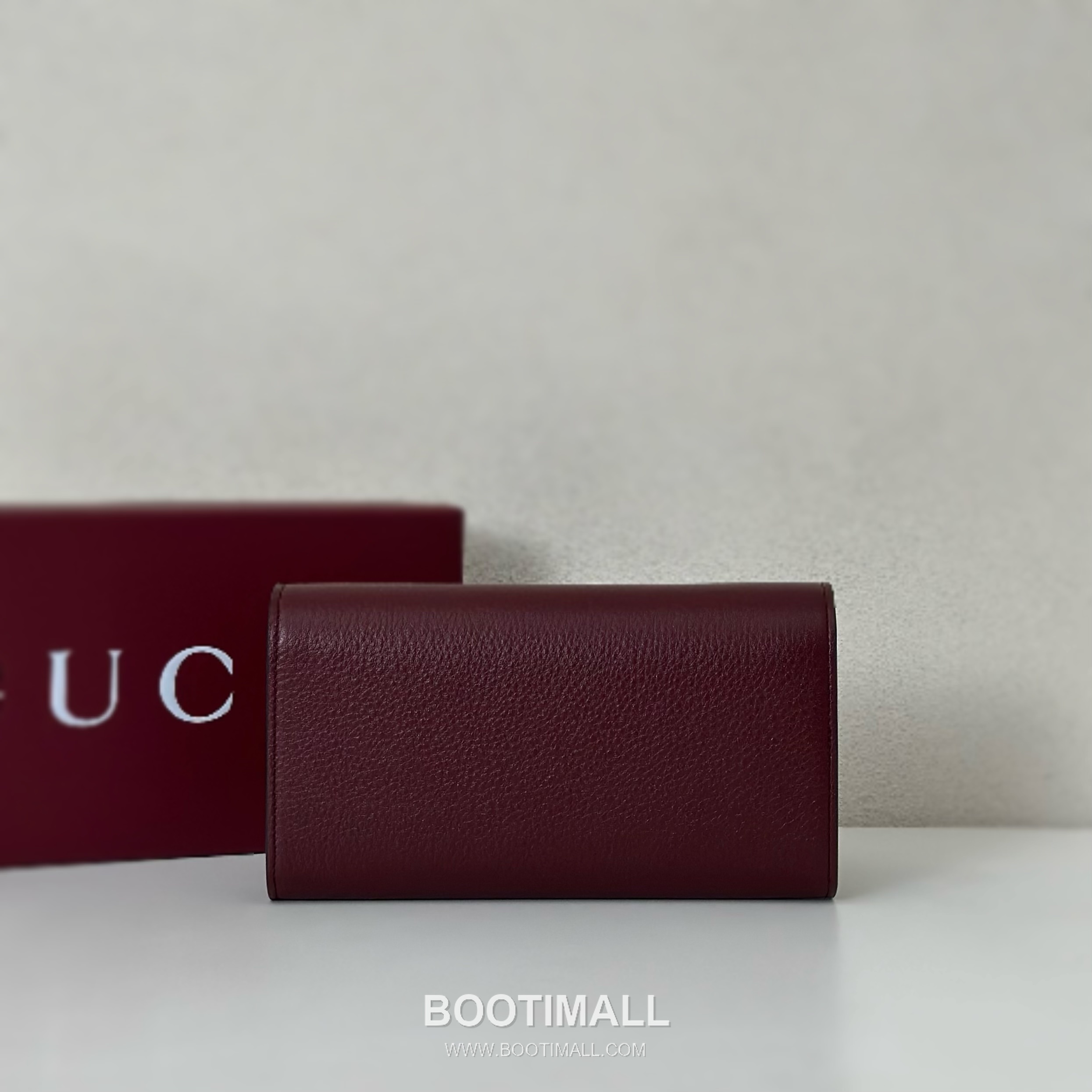 Gucci GG Supreme Canvas Wallet with Leather Trim Zip Detail 구찌 GG 수프림 캔버스 레더 트림 집 월렛 828147 19cm 2