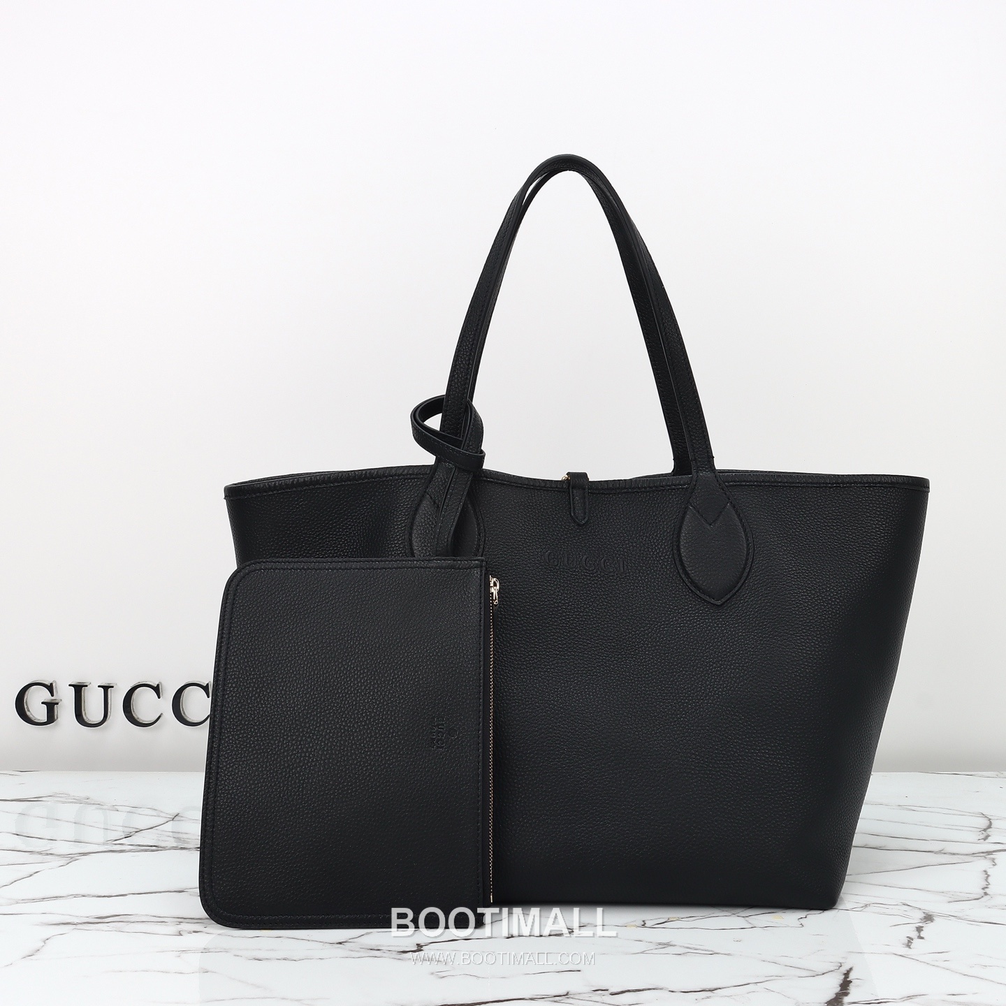 Gucci Leather Tote Bag with Adjustable Structure Zip Detail 구찌 레더 어저스터블 구조 집 토트백 839112 50cm 1