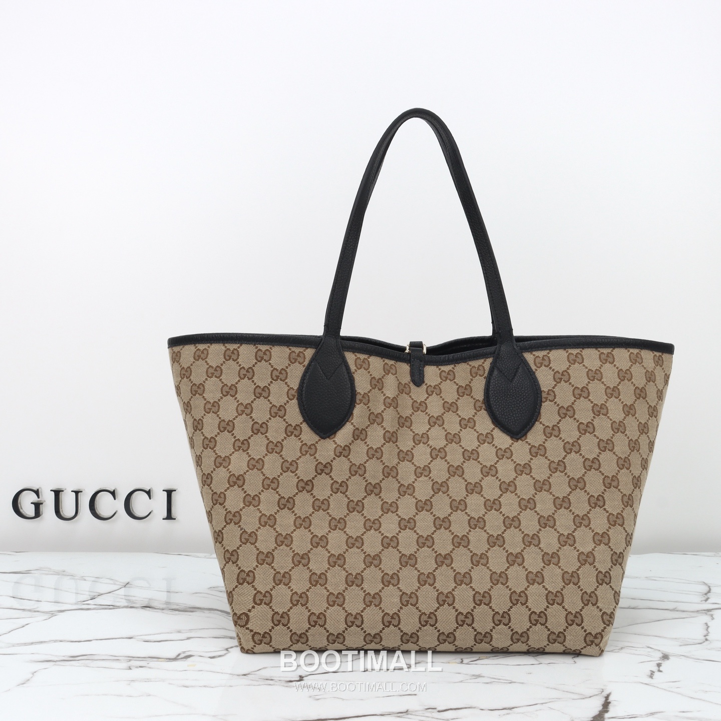 Gucci Leather Tote Bag with Adjustable Structure Zip Detail 구찌 레더 어저스터블 구조 집 토트백 839112 50cm 4