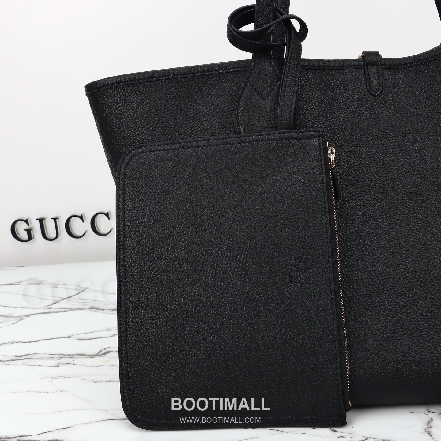 Gucci Leather Tote Bag with Adjustable Structure Zip Detail 구찌 레더 어저스터블 구조 집 토트백 839112 50cm 7