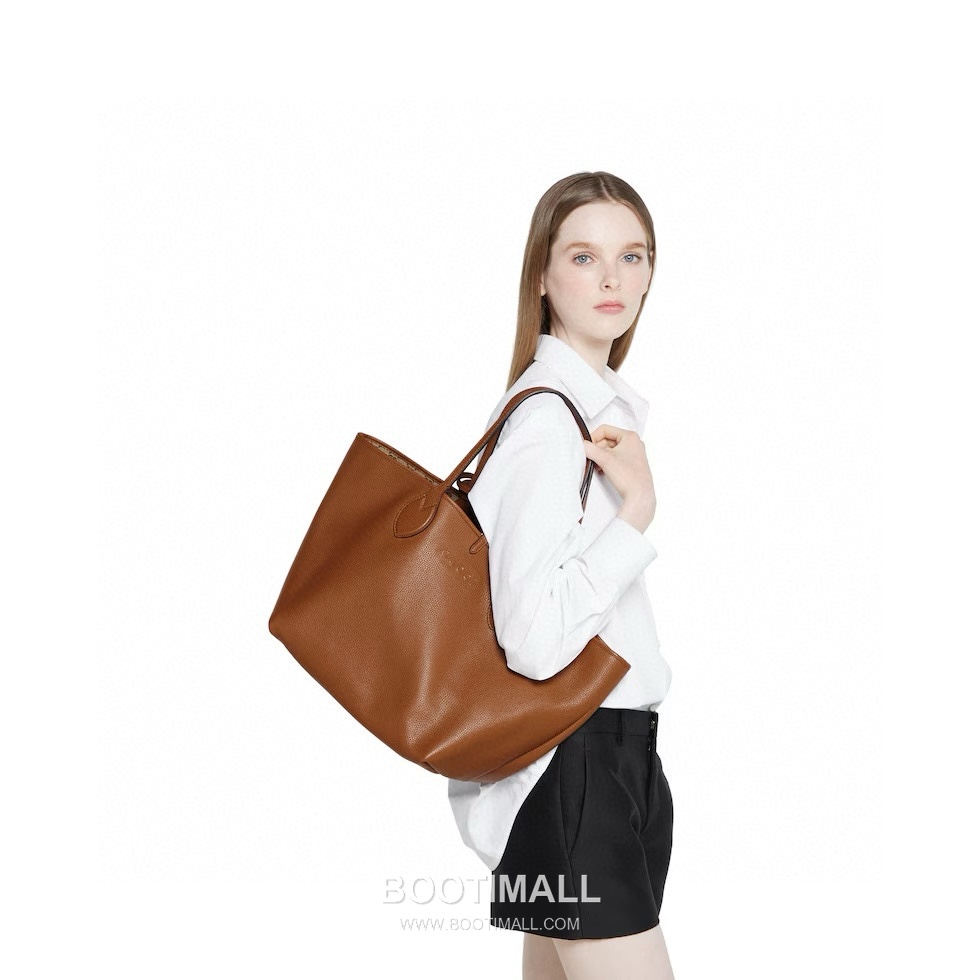 Gucci Leather Tote Bag with Adjustable Structure Zip Detail 구찌 레더 어저스터블 구조 집 토트백 839112 50cm 7