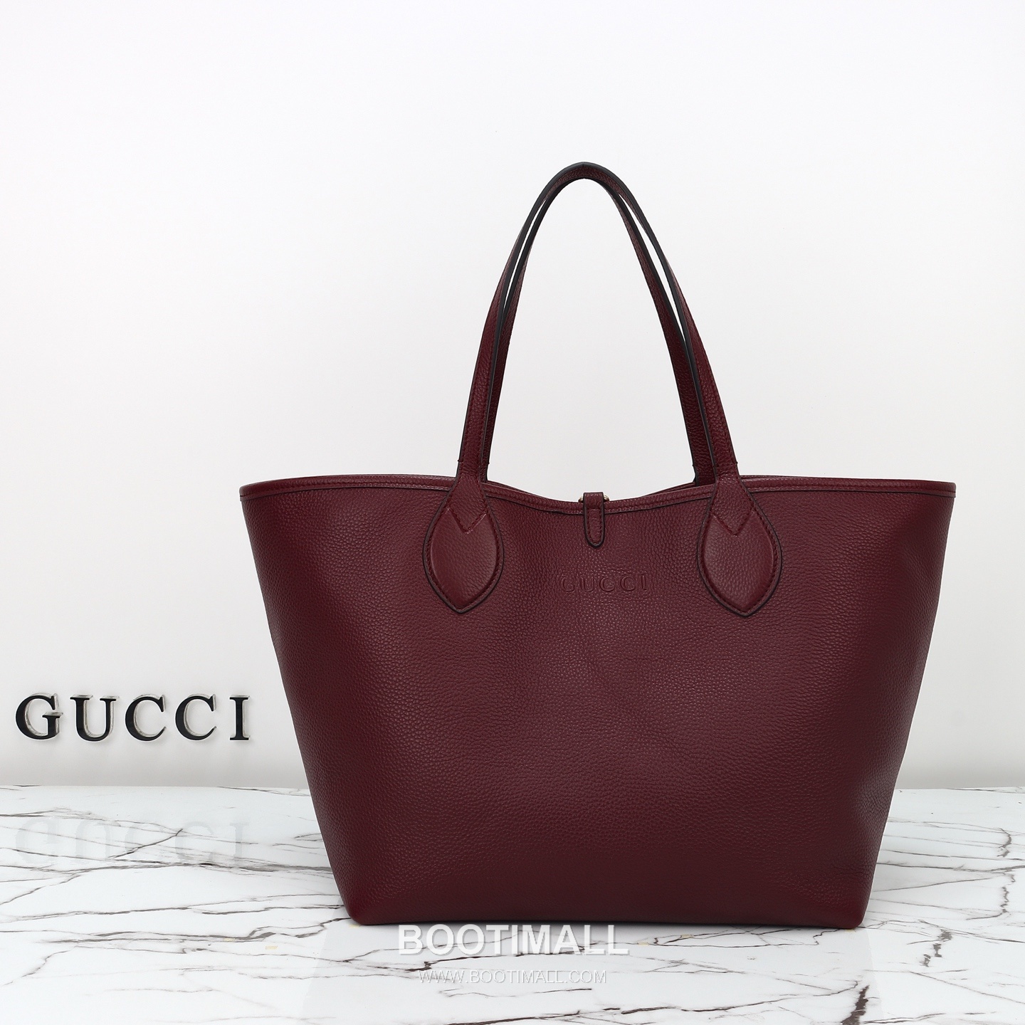 Gucci Leather Tote Bag with Adjustable Structure Zip Detail 구찌 레더 어저스터블 구조 집 토트백 839112 50cm 10