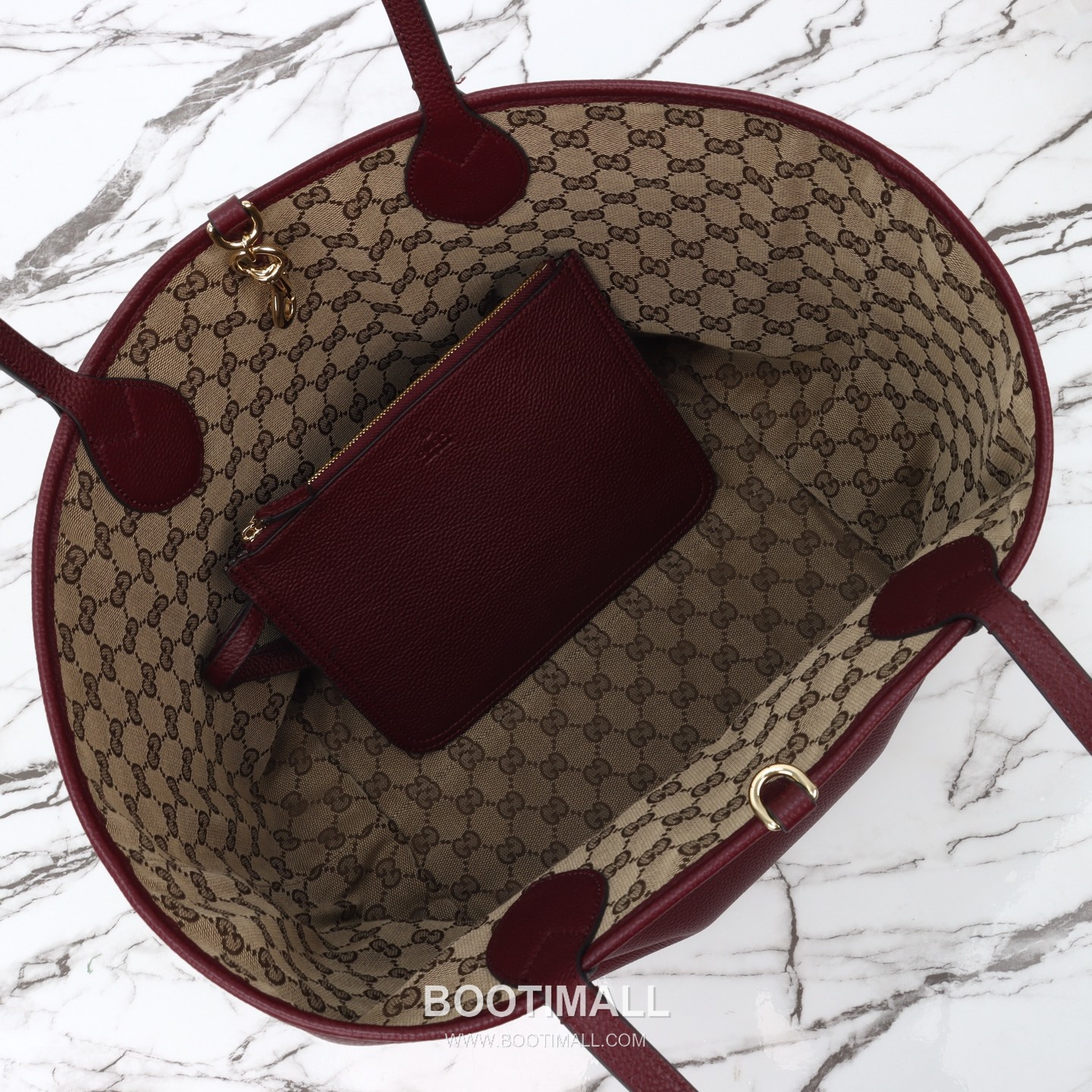 Gucci Leather Tote Bag with Adjustable Structure Zip Detail 구찌 레더 어저스터블 구조 집 토트백 839112 50cm 17