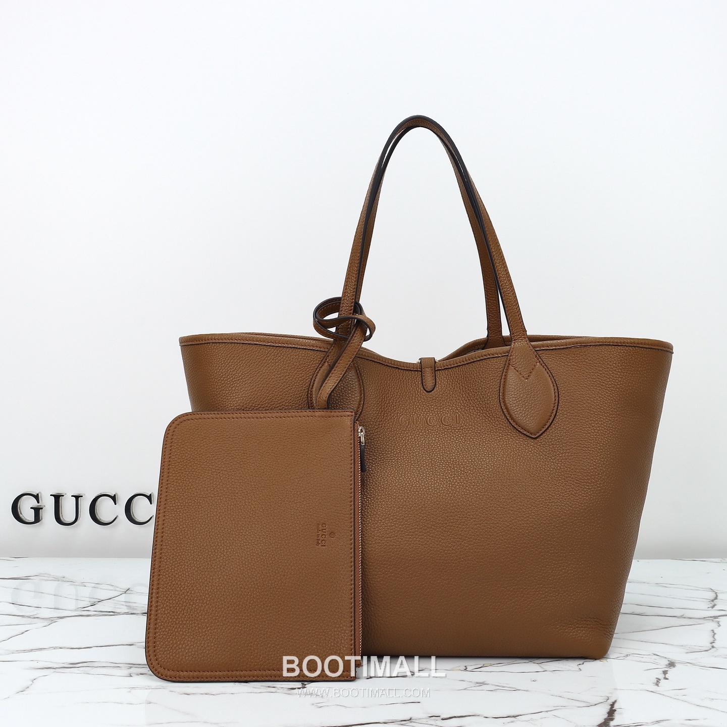 Gucci Leather Tote Bag with Adjustable Structure Zip Detail 구찌 레더 어저스터블 구조 집 토트백 839112 50cm 1