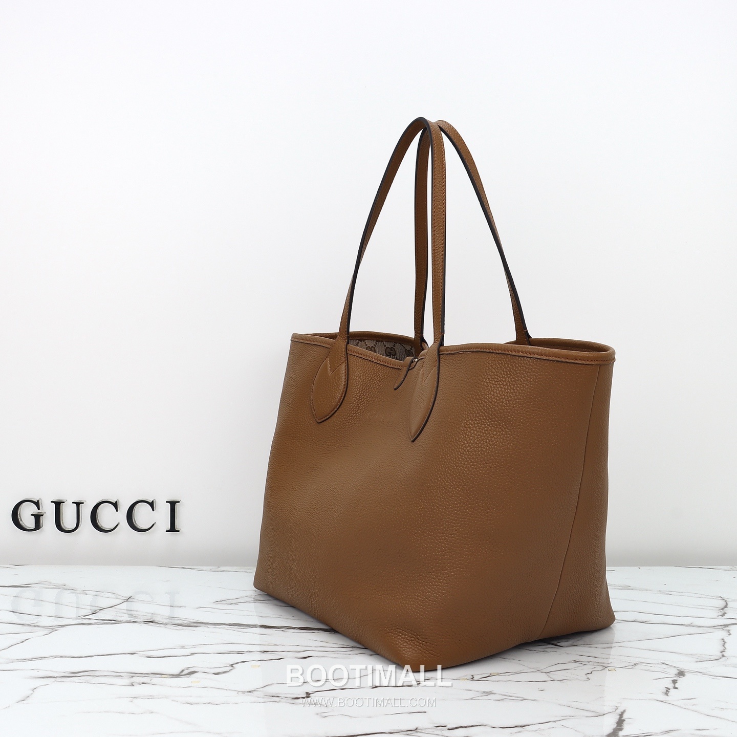 Gucci Leather Tote Bag with Adjustable Structure Zip Detail 구찌 레더 어저스터블 구조 집 토트백 839112 50cm 3