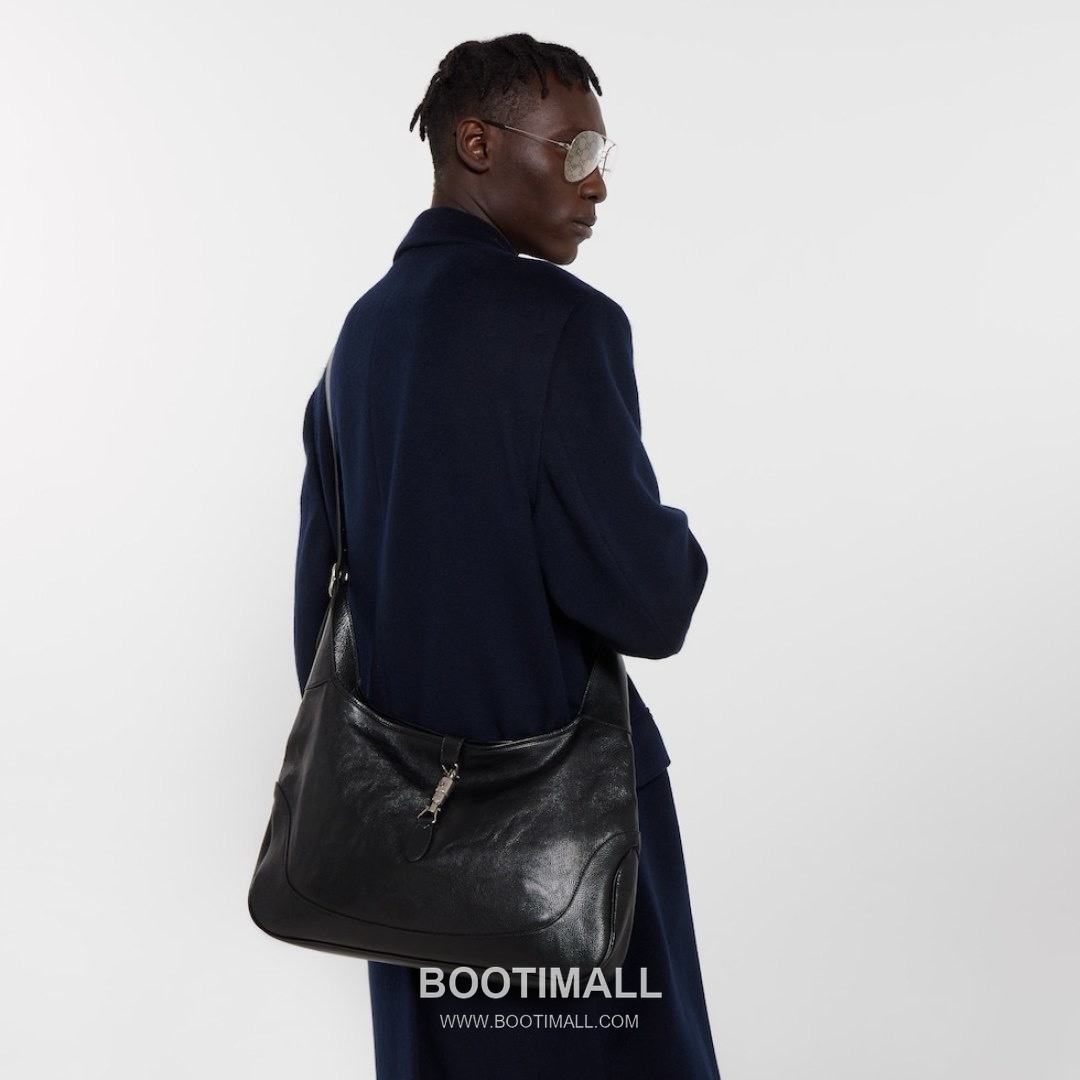 Gucci GG Canvas Tote Bag with Leather Trim Zip Detail 구찌 GG 캔버스 레더 트림 집 토트백 863279 40cm 5