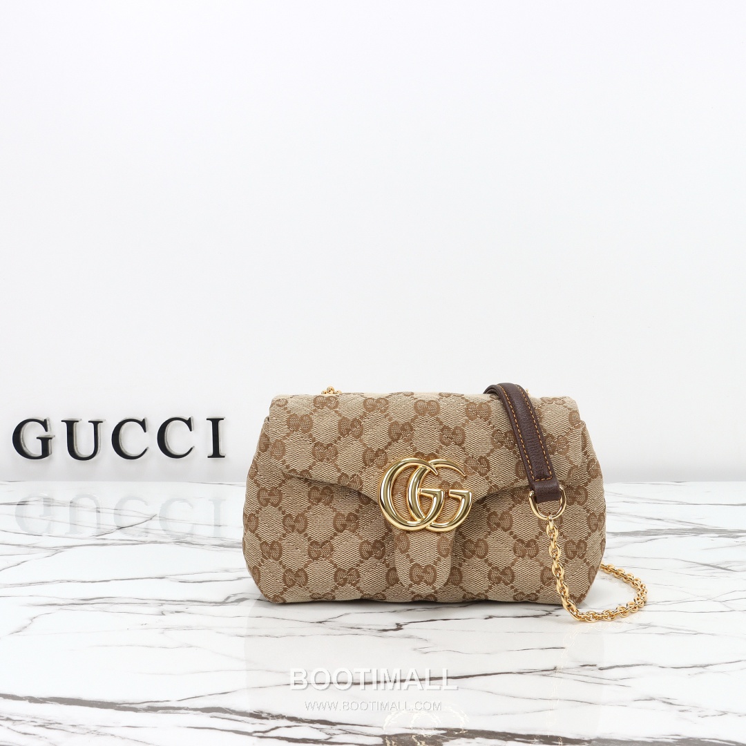 Gucci GG Canvas Crossbody Bag with Leather Trim Strap Zip Detail 구찌 GG 캔버스 레더 트림 스트랩 집 크로스바디백 867360 18.5cm 5