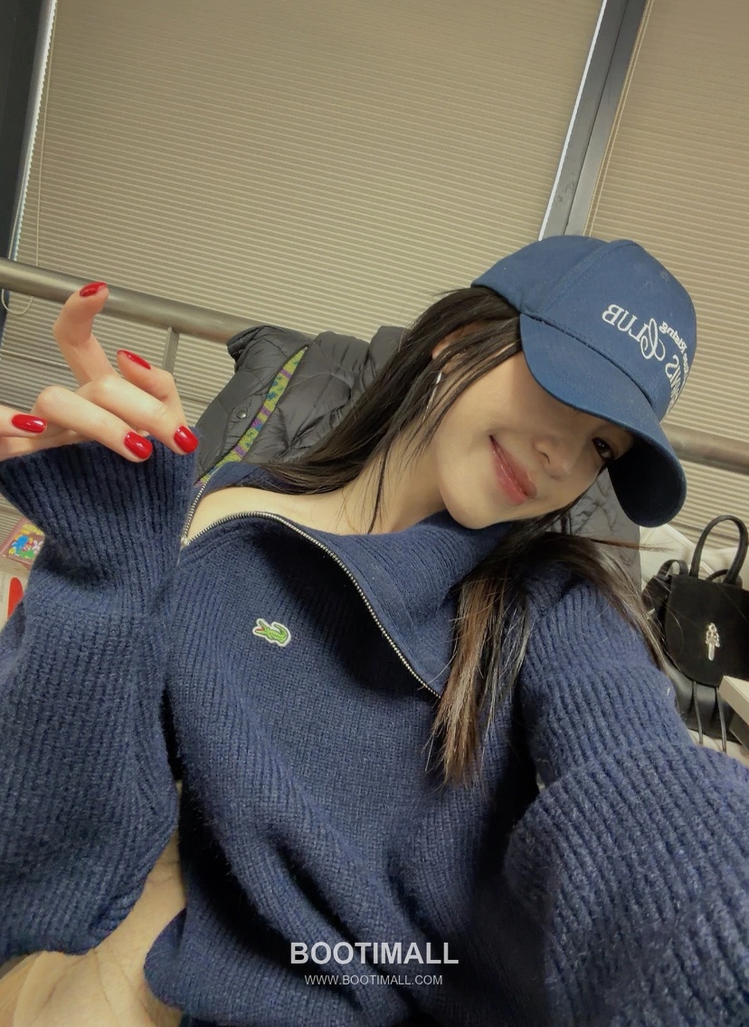 Lacoste Half Zip Knit Cotton Sweater Embroidered Crocodile Logo 니트 스웨터 라코스테 하프집 코튼 니트 스웨터 자수 로고 31193 3