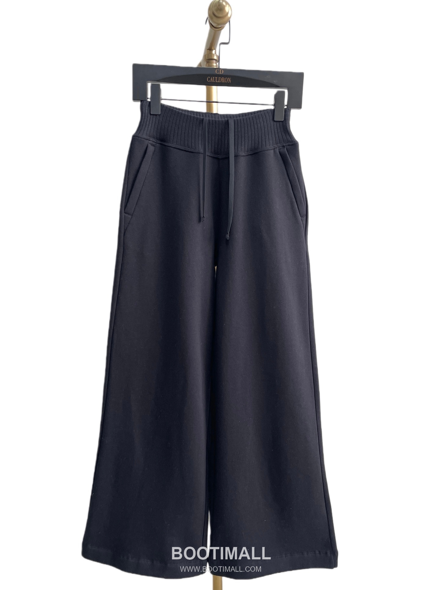 Alo Yoga High Waist Knit Wide Leg Sweatpants Fleece Patchwork Logo 알로요가 하이웨이스트 니트 와이드레그 스웨트팬츠 플리스 로고 10026 8