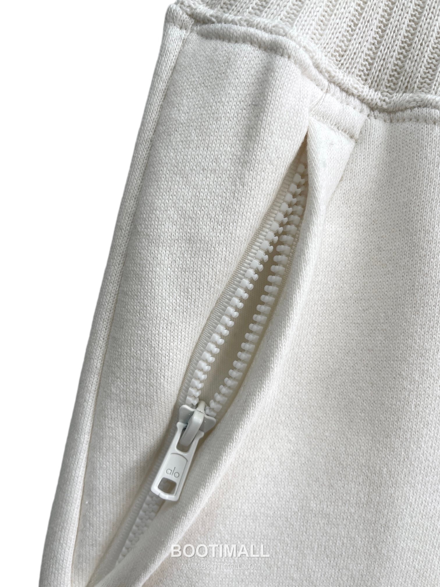 Alo Yoga High Waist Knit Wide Leg Sweatpants Fleece Patchwork Logo 알로요가 하이웨이스트 니트 와이드레그 스웨트팬츠 플리스 로고 10026 14