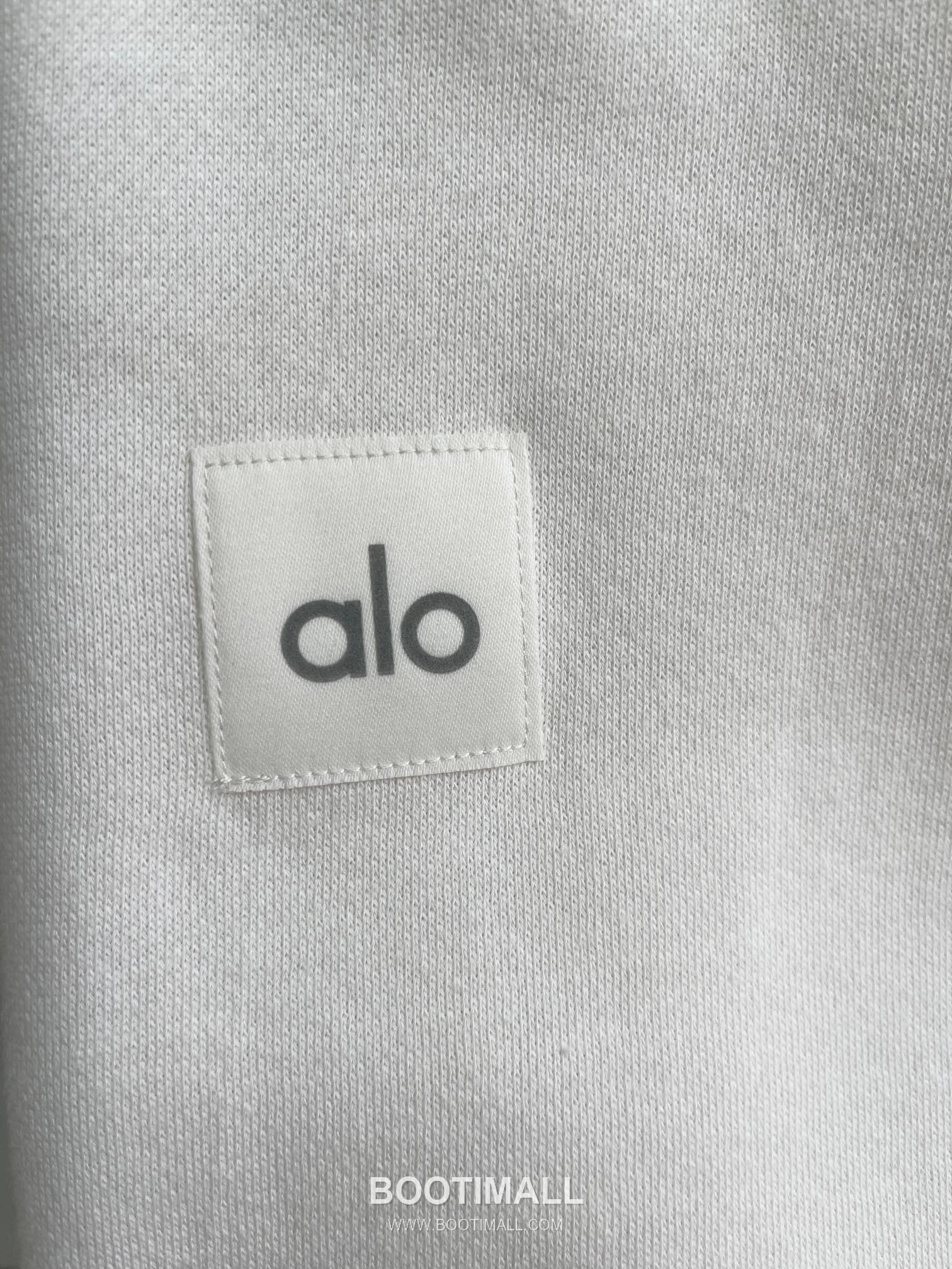 Alo Yoga High Waist Knit Wide Leg Sweatpants Fleece Patchwork Logo 알로요가 하이웨이스트 니트 와이드레그 스웨트팬츠 플리스 로고 10026 16