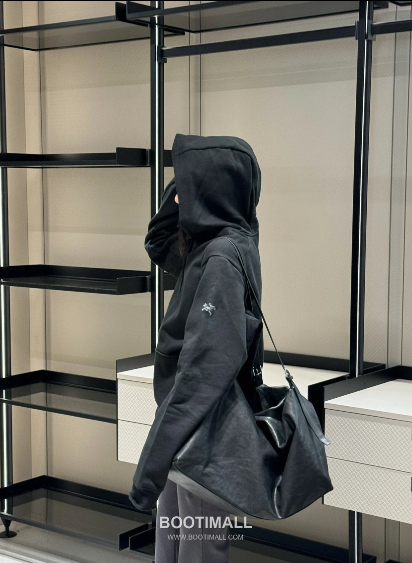 Arc'teryx Embroidered Logo Hooded Fleece Hoodie Drawstring 아크테릭스 자수 로고 후드 플리스 후디 드로우스트링 60083 3