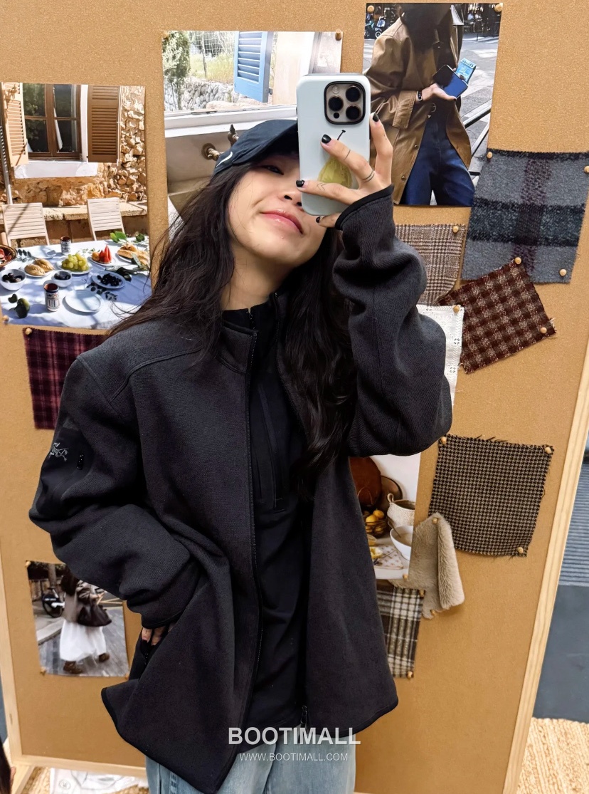 Arc'teryx Covert Cardigan Fleece Zip Jacket Stand Collar 아크테릭스 코버트 가디건 플리스 집업 재킷 스탠드카라 60058 6