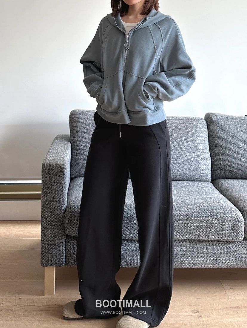 Lululemon Scuba Mid Rise Fleece Wide Leg Sweatpants Logo 룰루레몬 스쿠바 미드라이즈 플리스 와이드레그 스웨트팬츠 로고 60079 7