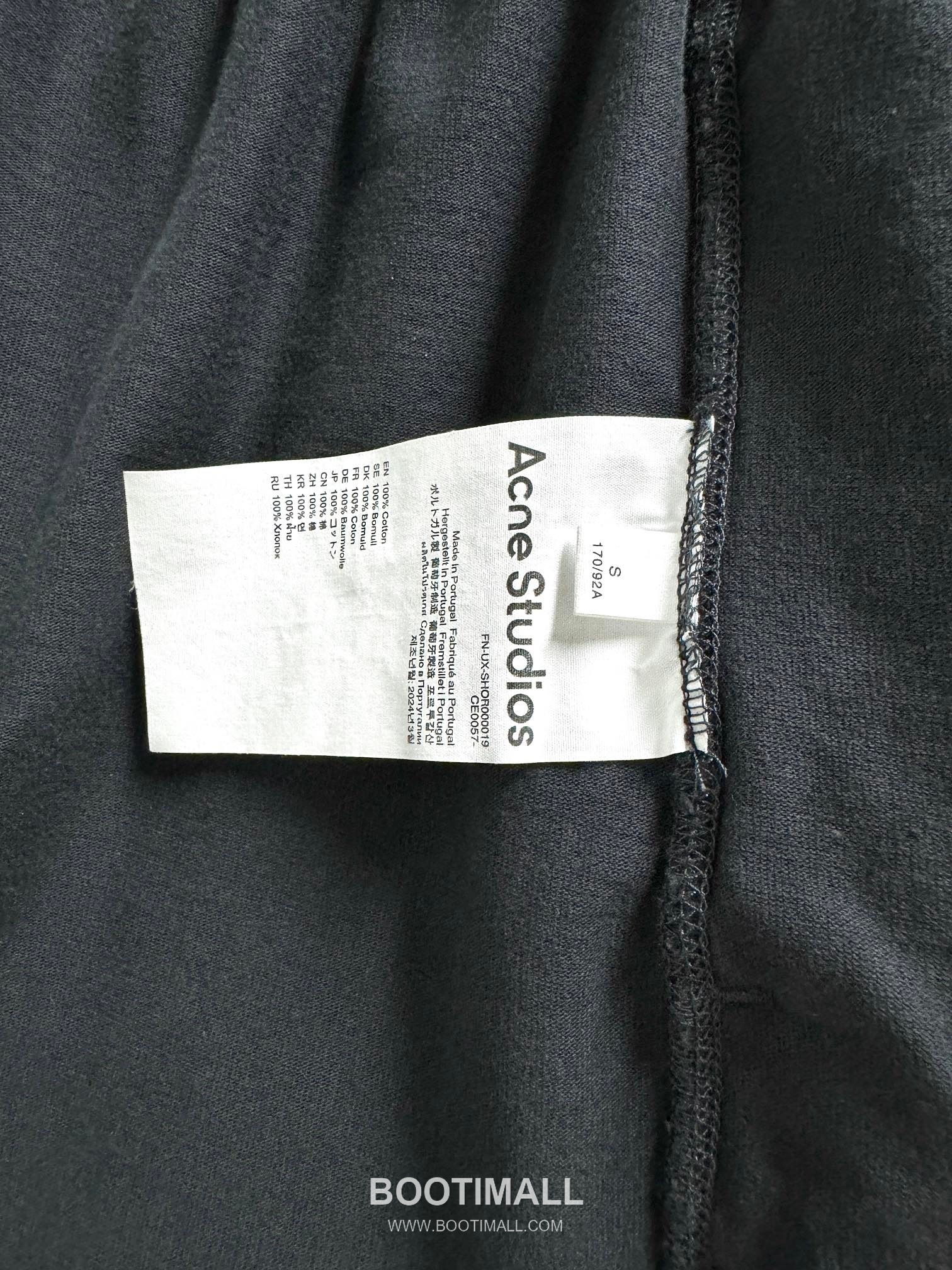 Acne Studios Washed Denim Shorts Logo Print Distressed 아크네스튜디오 워싱 데님 쇼츠 로고 프린트 디스트레스 31082 8