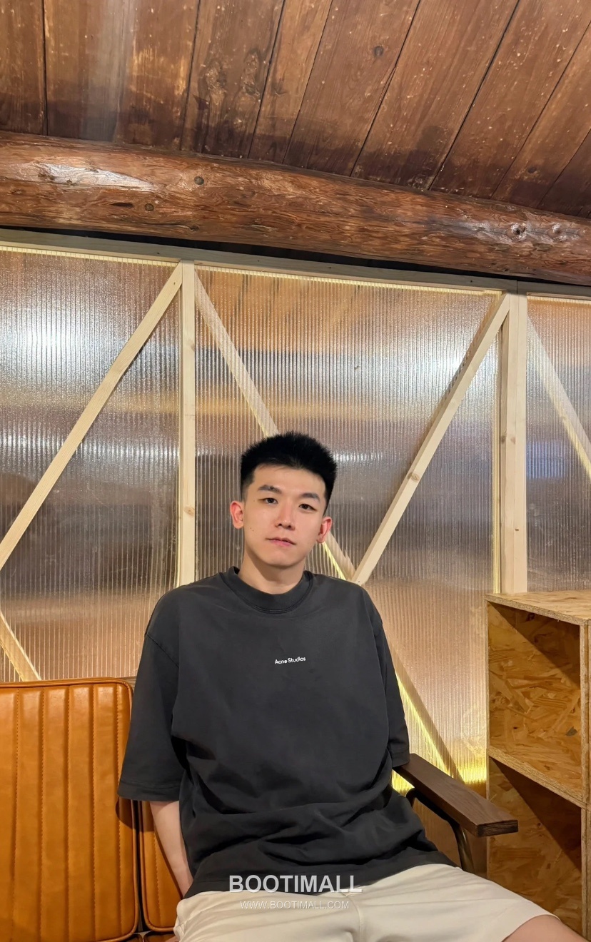 Acne Studios Logo Print Cotton T-Shirt Crewneck Short Sleeve 아크네스튜디오 로고 프린트 코튼 크루넥 반팔 티셔츠 50005 9