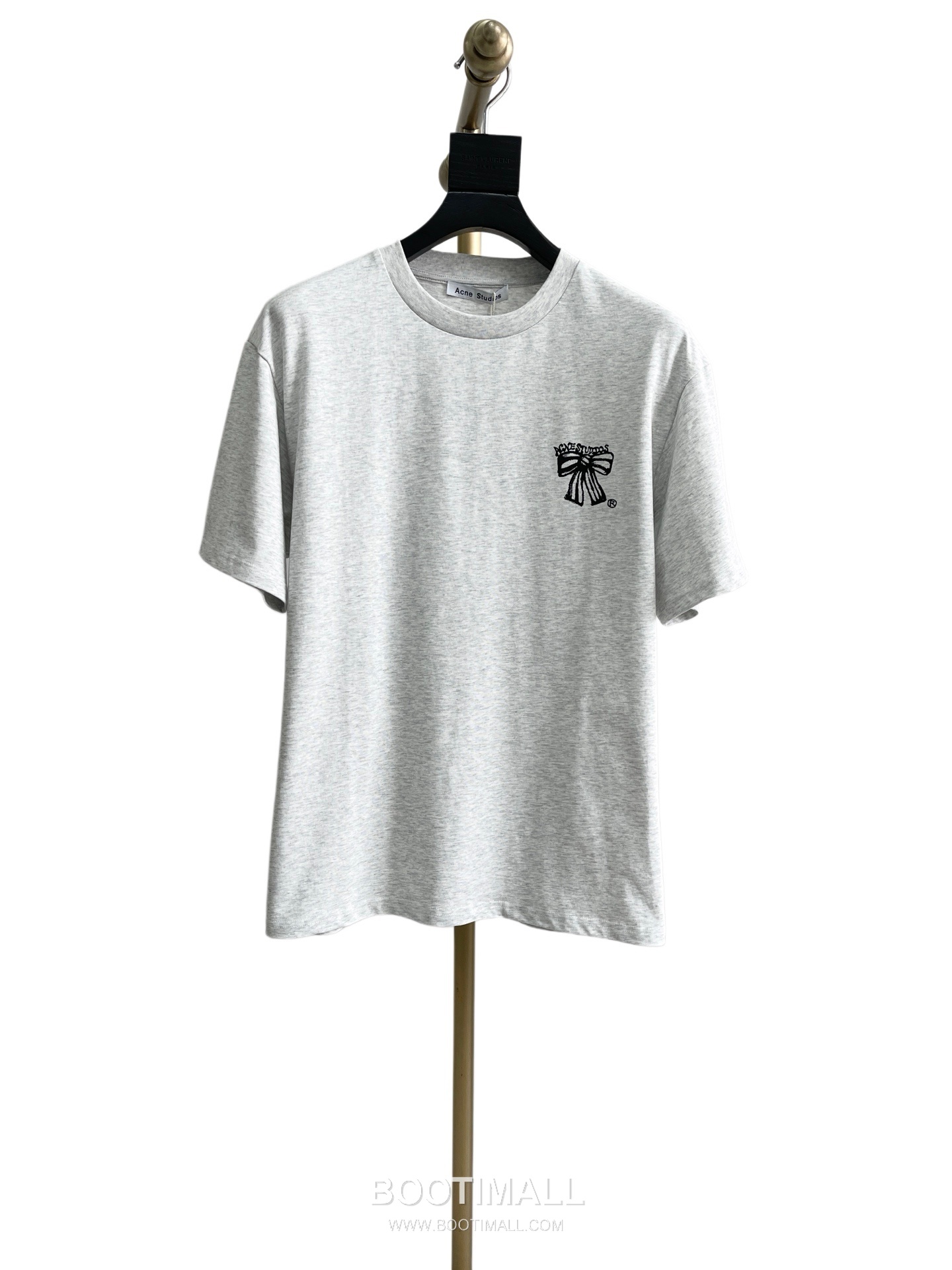 Acne Studios Bow Logo Print Cotton T-Shirt Crewneck Short Sleeve 아크네스튜디오 보우 로고 프린트 코튼 크루넥 반팔 티셔츠 60175 1