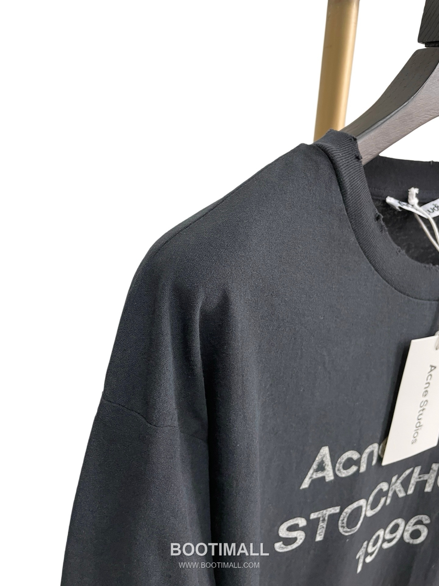 Acne Studios 1996 Distressed Logo Print Cotton T-Shirt Crewneck Long Sleeve 아크네스튜디오 1996 디스트레스 로고 프린트 코튼 크루넥 롱슬리브 티셔츠 16