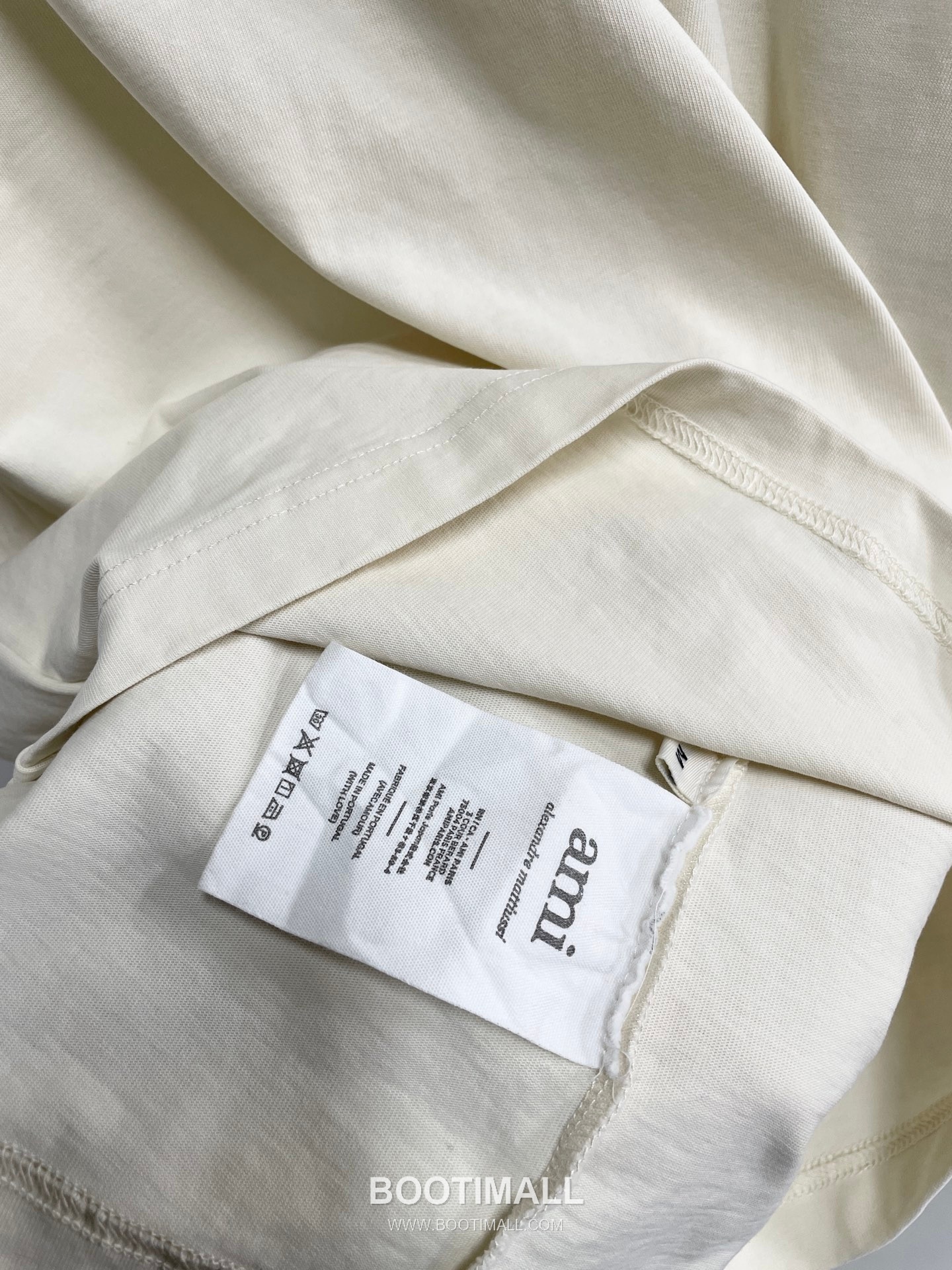 AMI Paris Embroidered Big Heart Logo Cotton T-Shirt Crewneck Short Sleeve 아미파리 빅하트 로고 자수 코튼 크루넥 반팔 티셔츠 60186 13