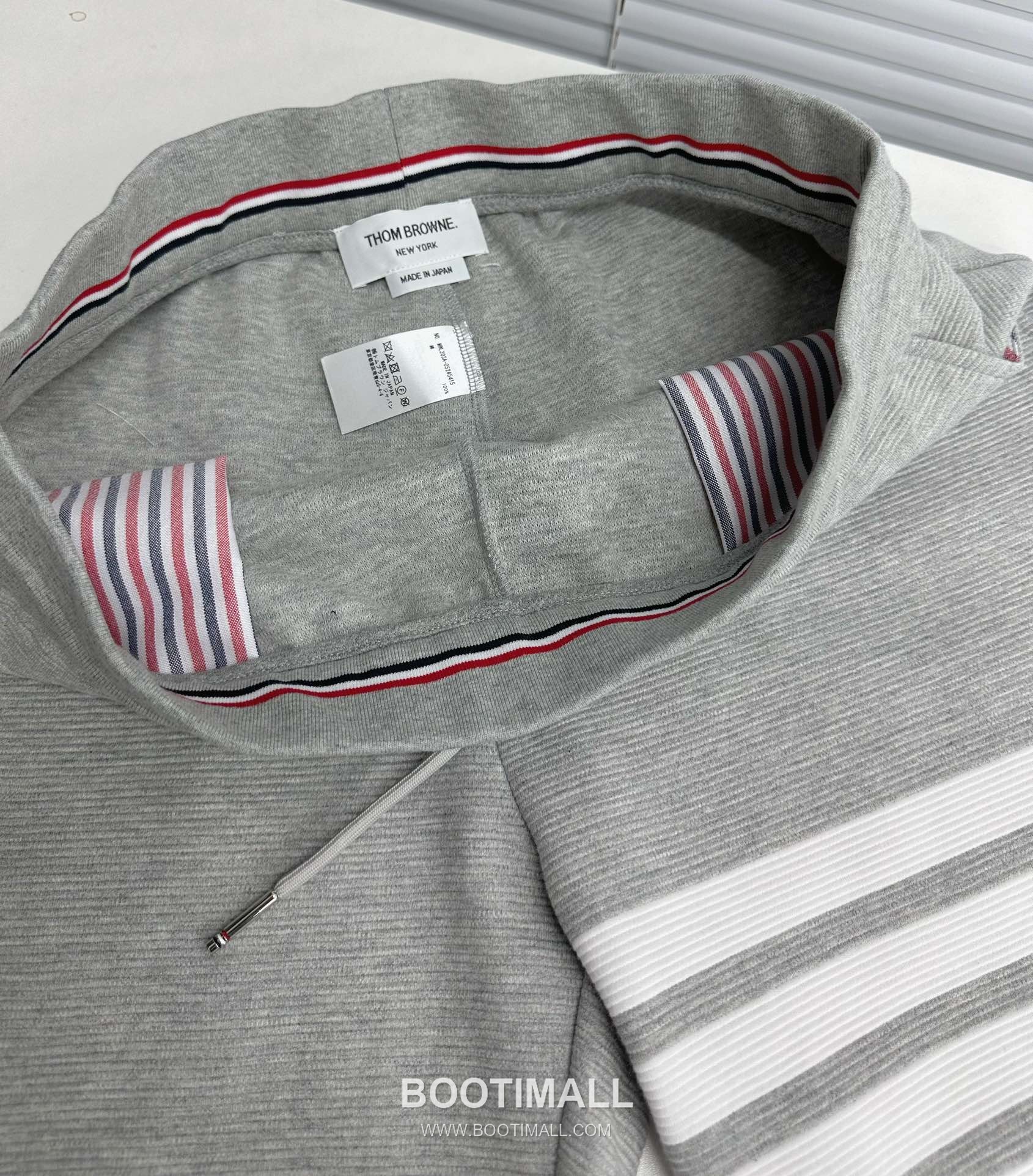 Thom Browne SS26 Cotton Waffle Knit Shorts with 4-Bar Armband Detail 톰브라운 SS26 코튼 와플 니트 쇼츠 4바 암밴드 디테일 6