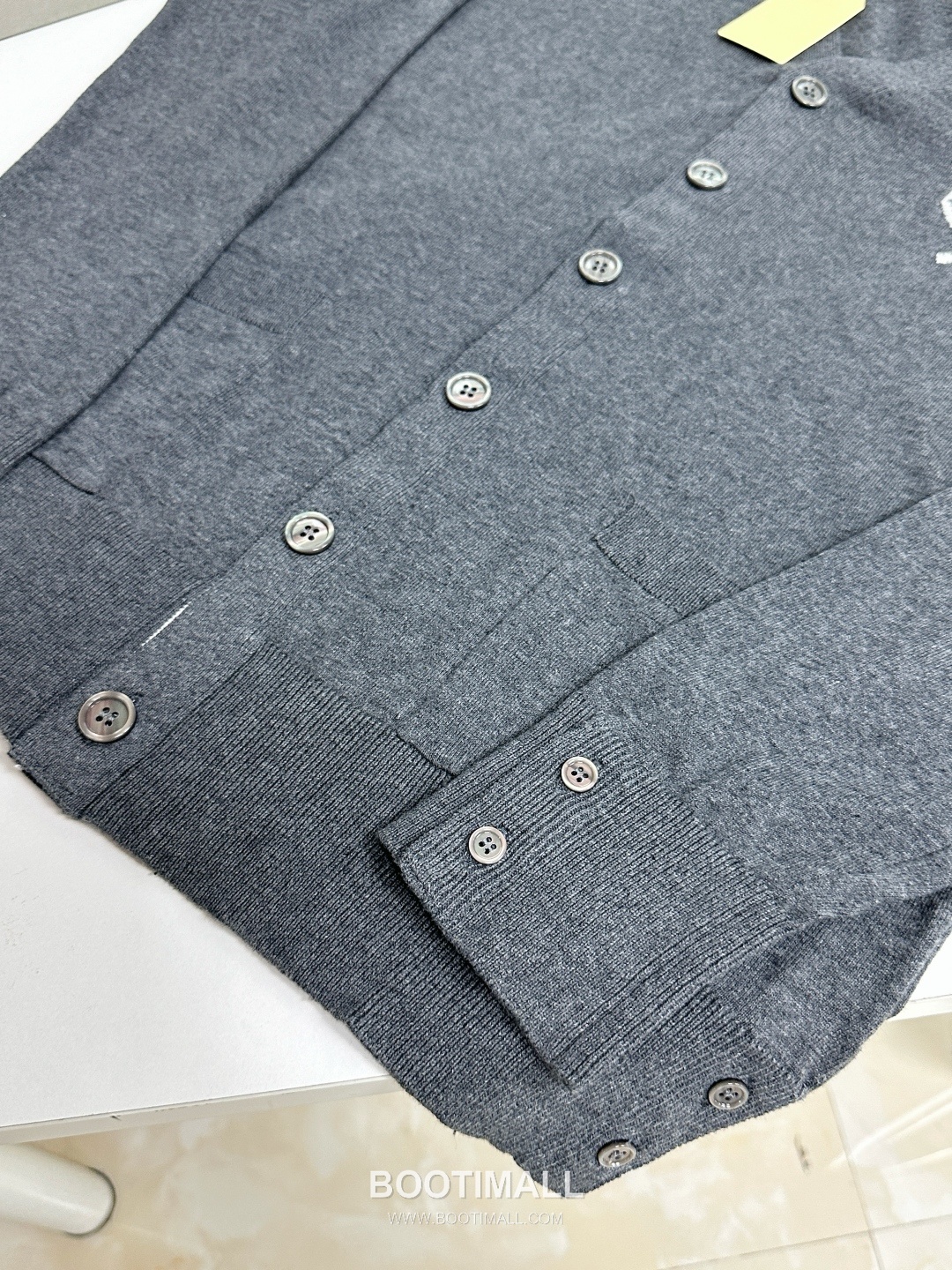 Thom Browne SS26 Cotton Jacquard Tennis Racket Cardigan with 4-Bar Stripe Detail 톰브라운 SS26 코튼 자카드 테니스 라켓 가디건 4바 스트라이프 디테일 KT262420 6