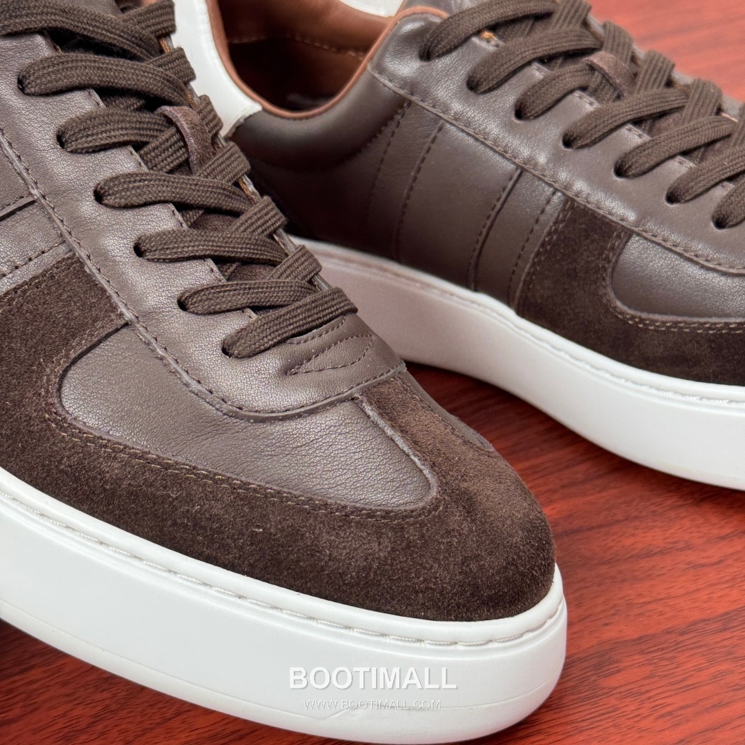 Loro Piana Tennis Walk Calfskin Suede Low Sneakers with Strap Logo Detail 로로피아나 테니스 워크 카프스킨 스웨이드 로우 스니커즈 스트랩 로고 디테일 3.5cm 5