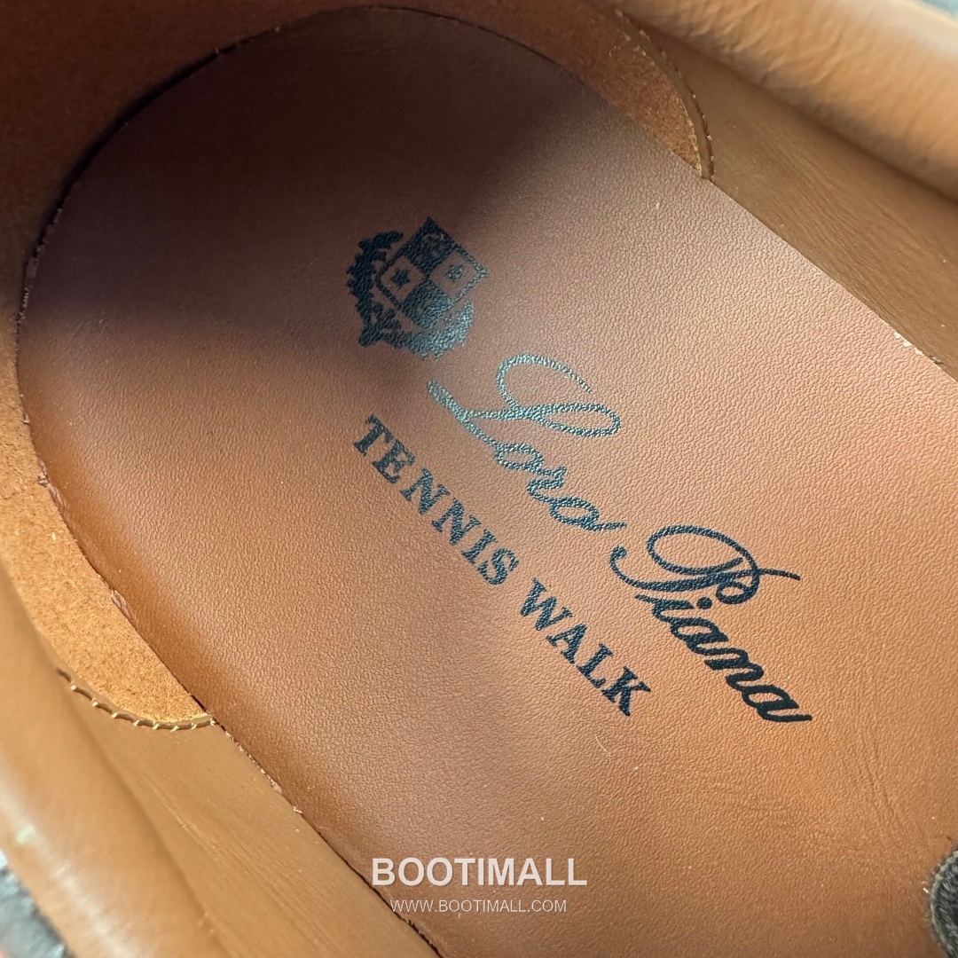 Loro Piana Tennis Walk Calfskin Suede Low Sneakers with Strap Logo Detail 로로피아나 테니스 워크 카프스킨 스웨이드 로우 스니커즈 스트랩 로고 디테일 3.5cm 7