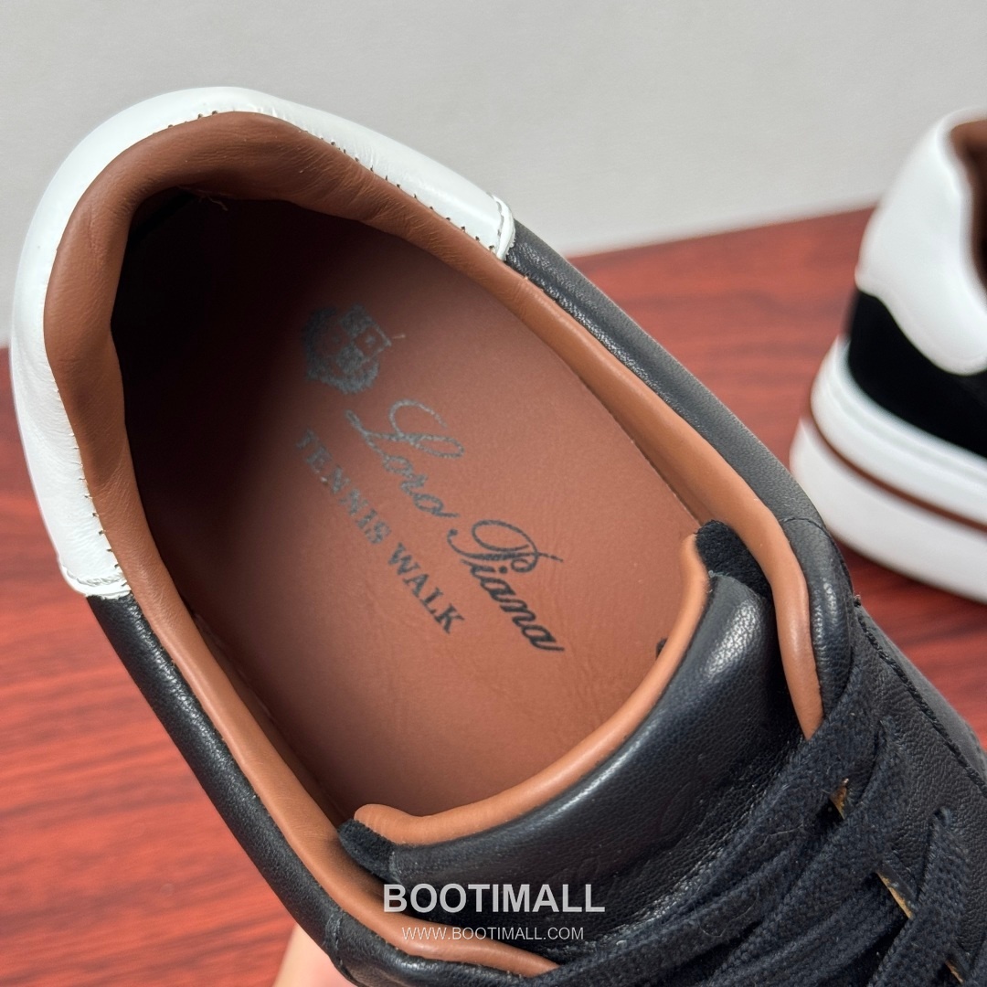 Loro Piana Tennis Walk Calfskin Suede Low Sneakers with Strap Logo Detail 로로피아나 테니스 워크 카프스킨 스웨이드 로우 스니커즈 스트랩 로고 디테일 3.5cm 7