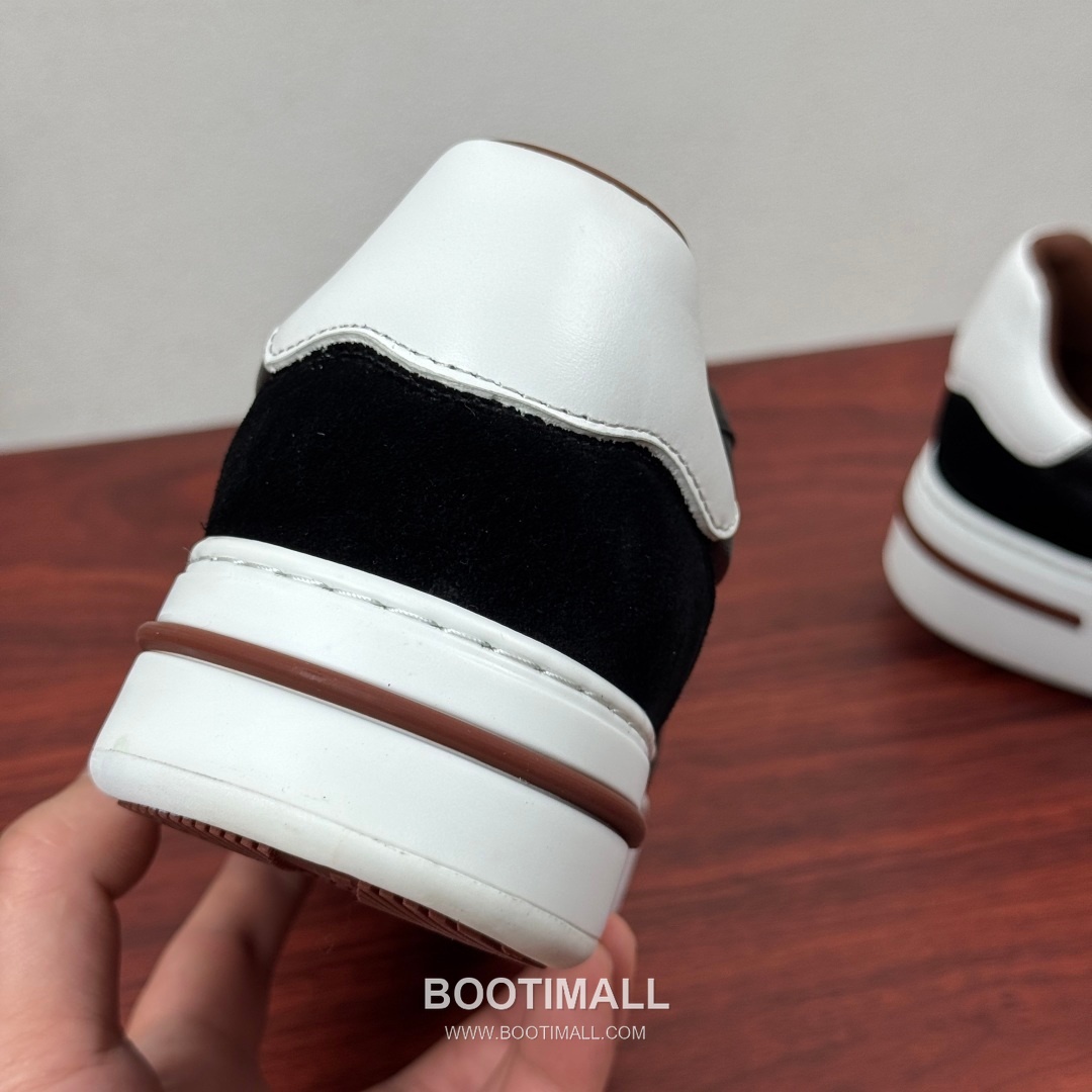 Loro Piana Tennis Walk Calfskin Suede Low Sneakers with Strap Logo Detail 로로피아나 테니스 워크 카프스킨 스웨이드 로우 스니커즈 스트랩 로고 디테일 3.5cm 8