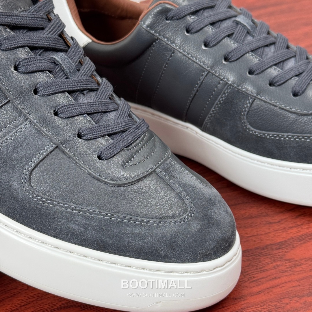 Loro Piana Tennis Walk Calfskin Suede Low Sneakers with Strap Logo Detail 로로피아나 테니스 워크 카프스킨 스웨이드 로우 스니커즈 스트랩 로고 디테일 3.5cm 5