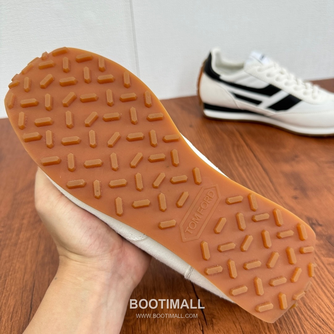 Tom Ford German Trainer Suede Calfskin Mesh Low Sneakers with Panel Detail 톰포드 독일군 트레이너 스웨이드 카프스킨 메쉬 로우 스니커즈 패널 디테일 3.5cm 9