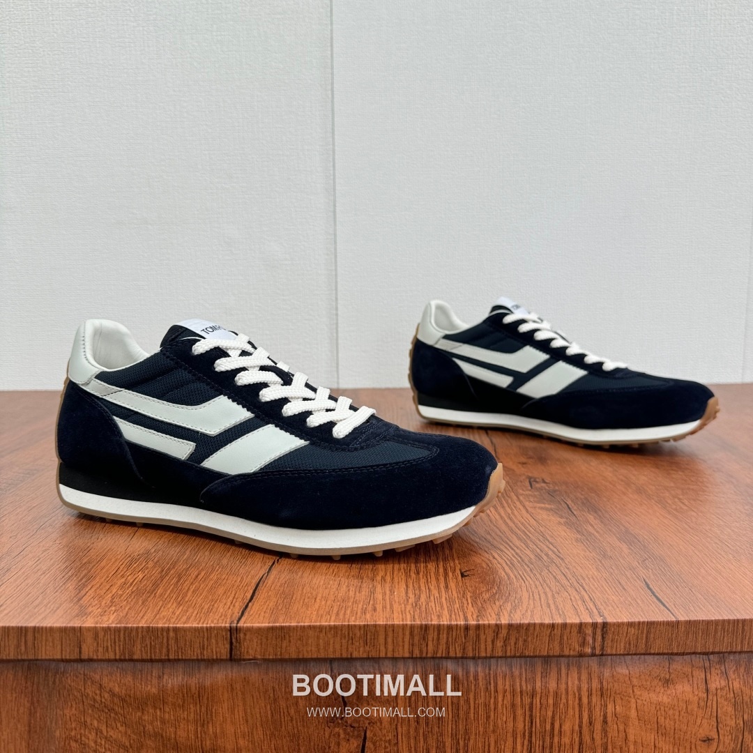 Tom Ford German Trainer Suede Calfskin Mesh Low Sneakers with Panel Detail 톰포드 독일군 트레이너 스웨이드 카프스킨 메쉬 로우 스니커즈 패널 디테일 3.5cm 1