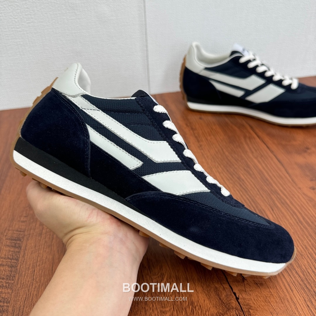 Tom Ford German Trainer Suede Calfskin Mesh Low Sneakers with Panel Detail 톰포드 독일군 트레이너 스웨이드 카프스킨 메쉬 로우 스니커즈 패널 디테일 3.5cm 4
