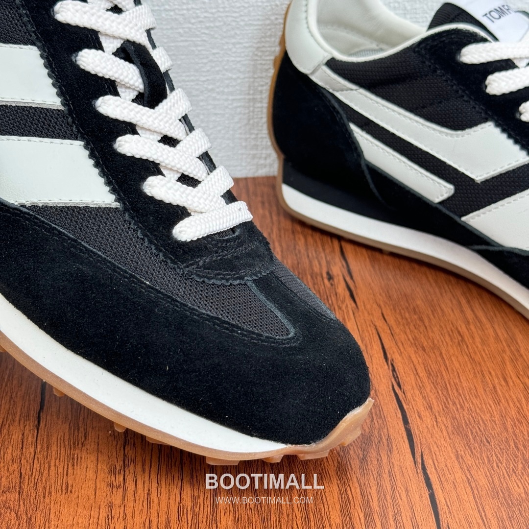 Tom Ford German Trainer Suede Calfskin Mesh Low Sneakers with Panel Detail 톰포드 독일군 트레이너 스웨이드 카프스킨 메쉬 로우 스니커즈 패널 디테일 3.5cm 5