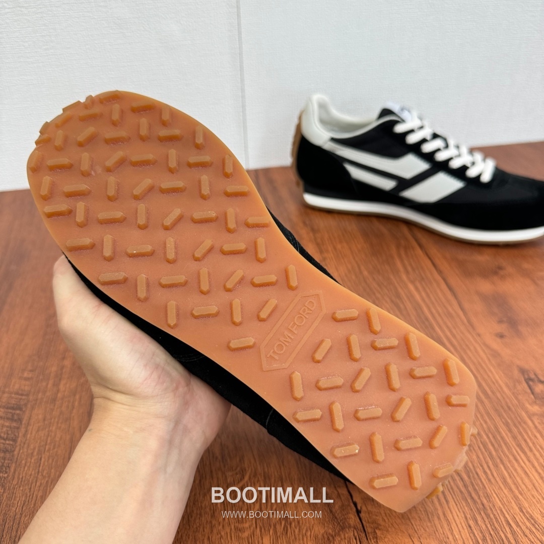 Tom Ford German Trainer Suede Calfskin Mesh Low Sneakers with Panel Detail 톰포드 독일군 트레이너 스웨이드 카프스킨 메쉬 로우 스니커즈 패널 디테일 3.5cm 9