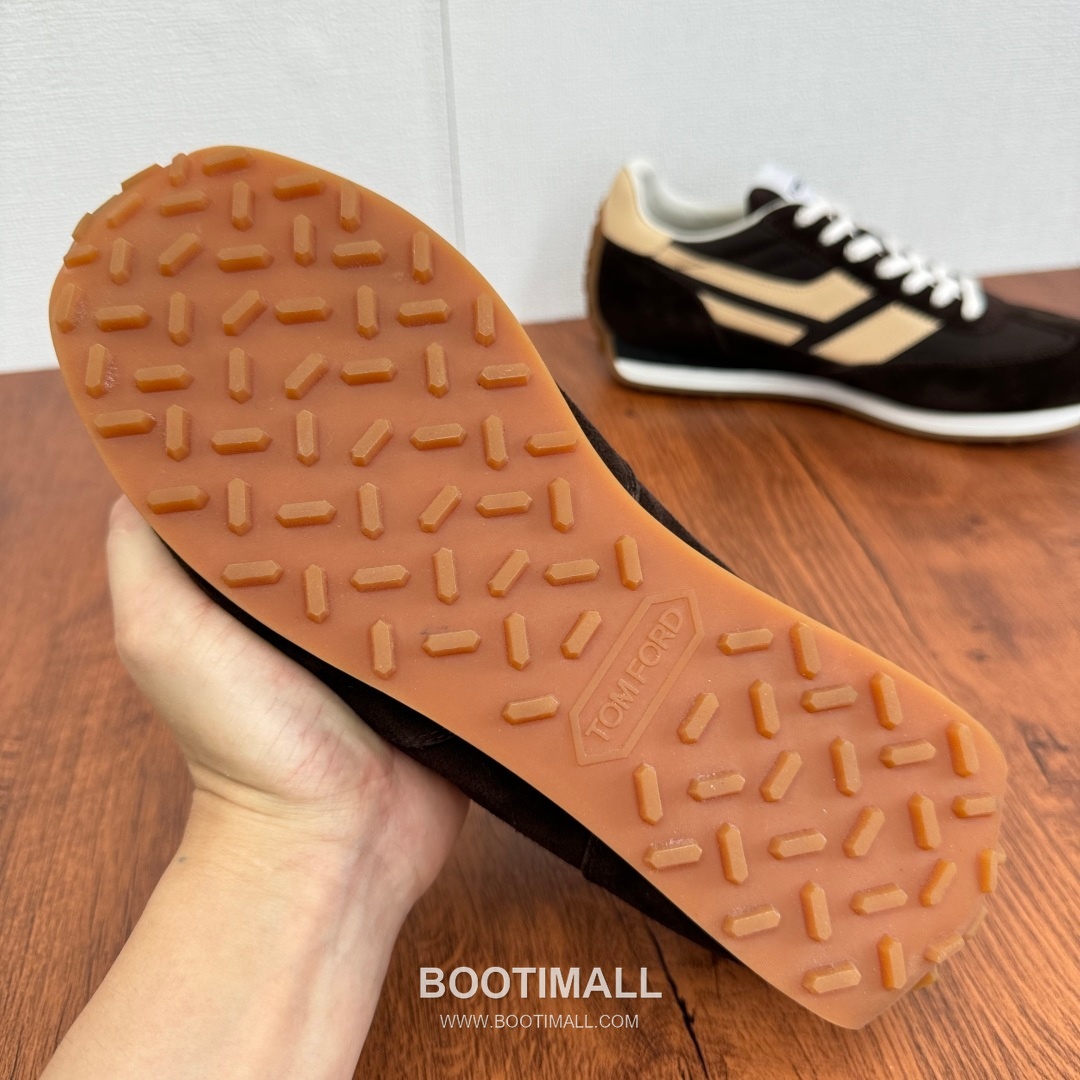 Tom Ford German Trainer Suede Calfskin Mesh Low Sneakers with Panel Detail 톰포드 독일군 트레이너 스웨이드 카프스킨 메쉬 로우 스니커즈 패널 디테일 3.5cm 9