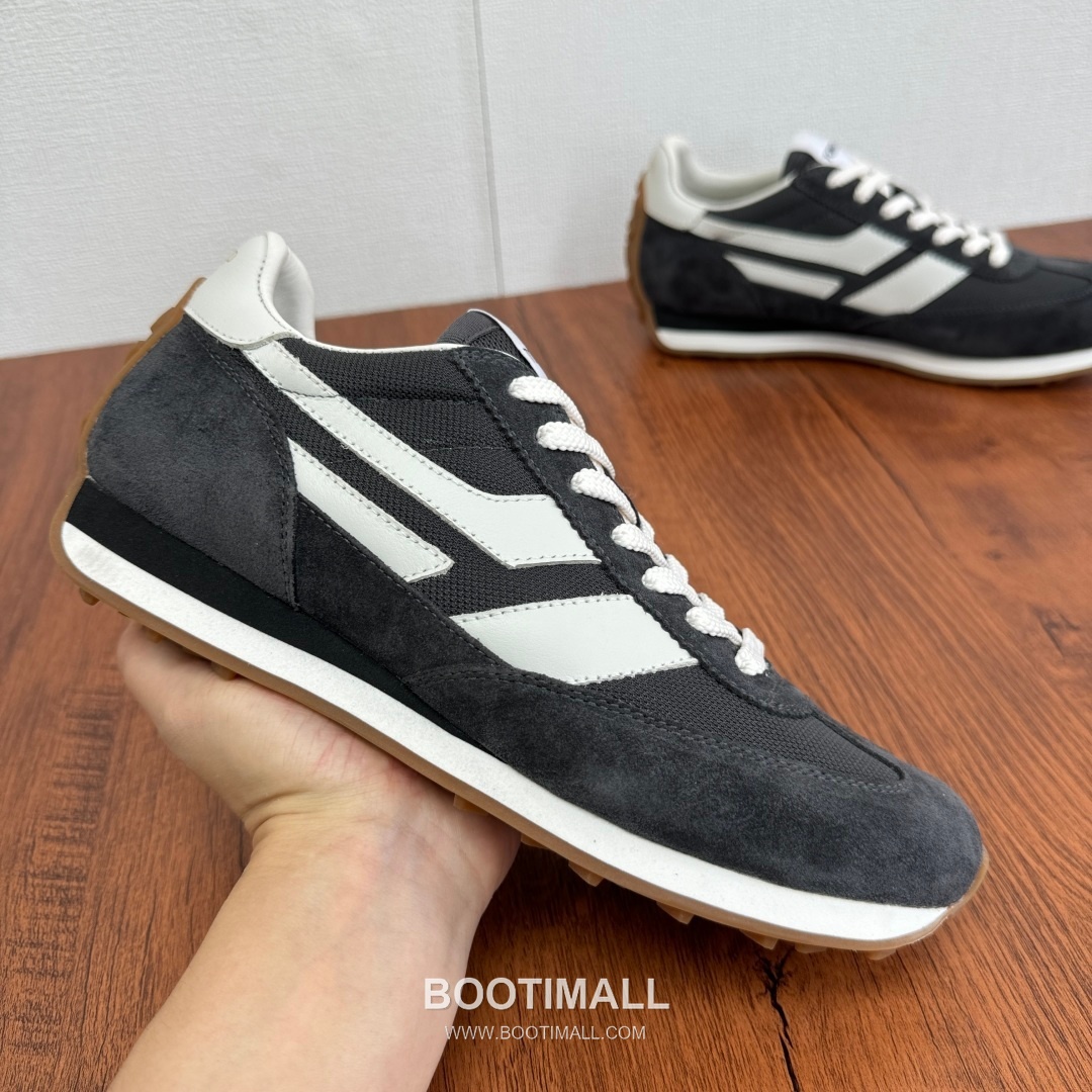Tom Ford German Trainer Suede Calfskin Mesh Low Sneakers with Panel Detail 톰포드 독일군 트레이너 스웨이드 카프스킨 메쉬 로우 스니커즈 패널 디테일 3.5cm 4