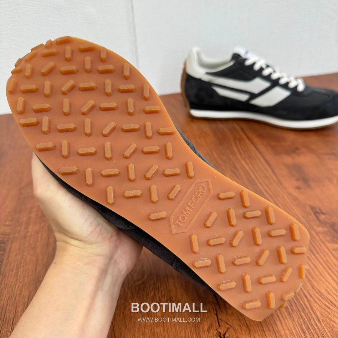 Tom Ford German Trainer Suede Calfskin Mesh Low Sneakers with Panel Detail 톰포드 독일군 트레이너 스웨이드 카프스킨 메쉬 로우 스니커즈 패널 디테일 3.5cm 9