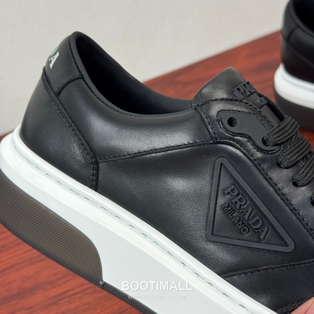 Prada Calfskin Mesh Patchwork Low Sneakers with Triangle Logo Detail 프라다 카프스킨 메쉬 패치워크 로우 스니커즈 삼각 로고 디테일 2EG453 4.5cm 6