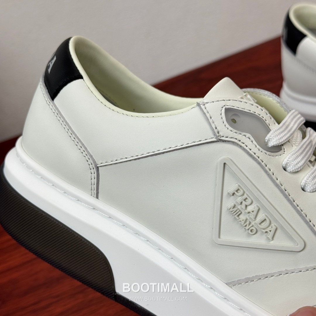 Prada Calfskin Mesh Patchwork Low Sneakers with Triangle Logo Detail 프라다 카프스킨 메쉬 패치워크 로우 스니커즈 삼각 로고 디테일 2EG453 4.5cm 6