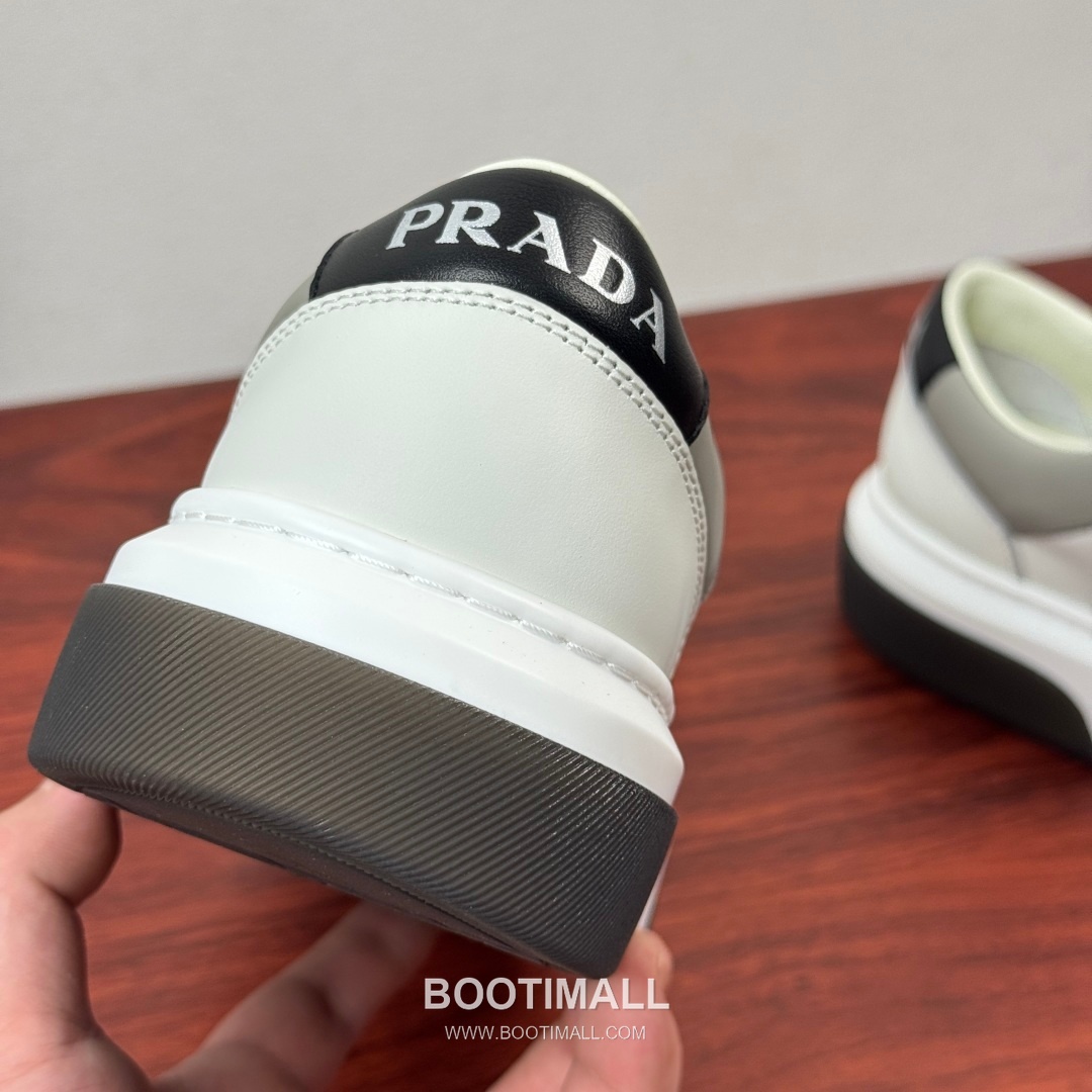 Prada Calfskin Mesh Patchwork Low Sneakers with Triangle Logo Detail 프라다 카프스킨 메쉬 패치워크 로우 스니커즈 삼각 로고 디테일 4.5cm 8