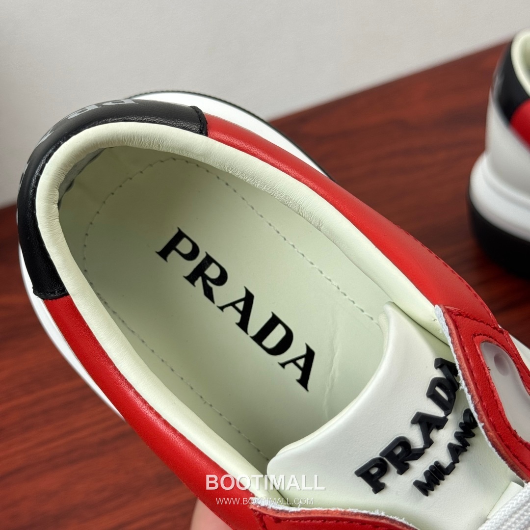 Prada Calfskin Mesh Patchwork Low Sneakers with Triangle Logo Detail 프라다 카프스킨 메쉬 패치워크 로우 스니커즈 삼각 로고 디테일 4.5cm 7