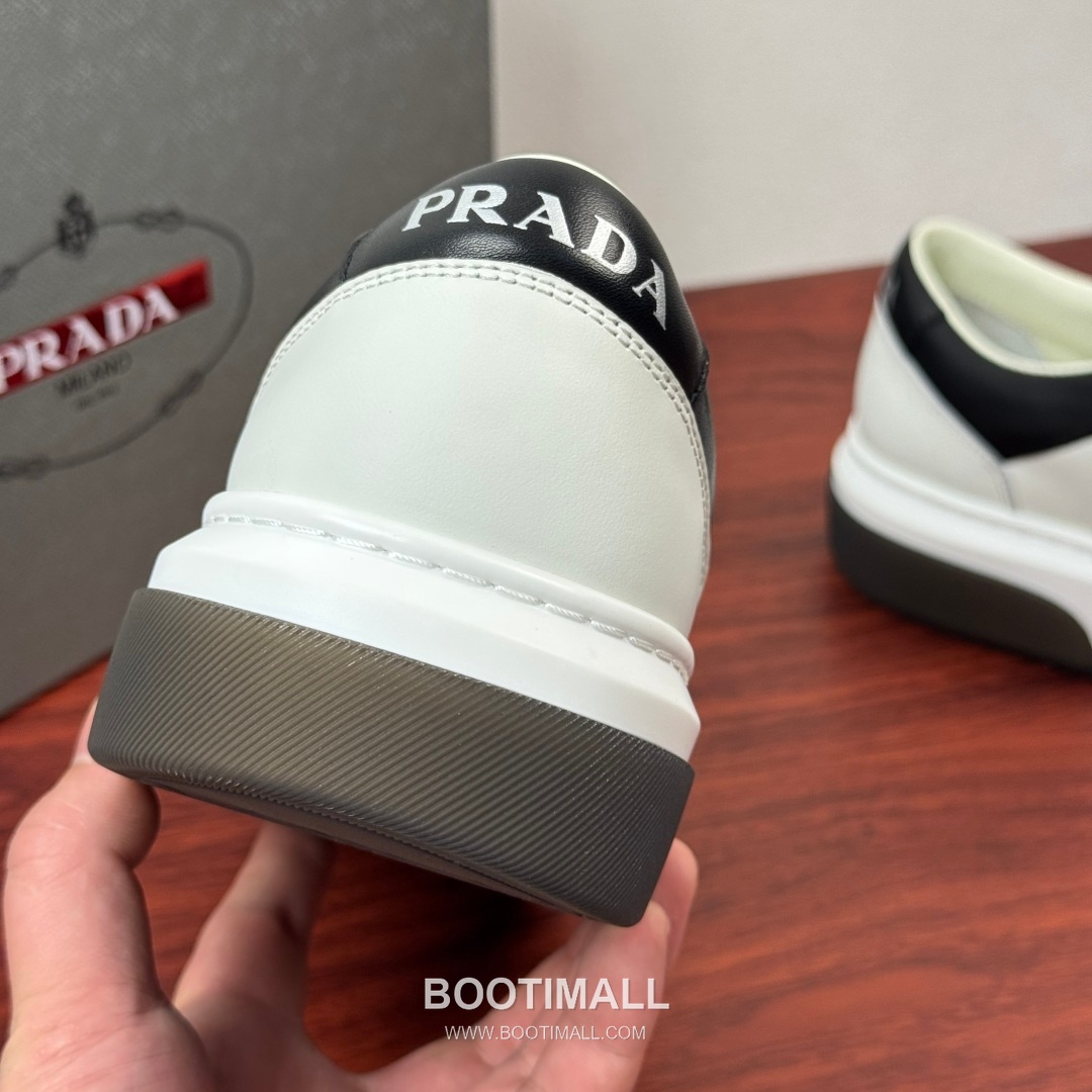 Prada Calfskin Mesh Patchwork Low Sneakers with Triangle Logo Detail 프라다 카프스킨 메쉬 패치워크 로우 스니커즈 삼각 로고 디테일 4.5cm 8