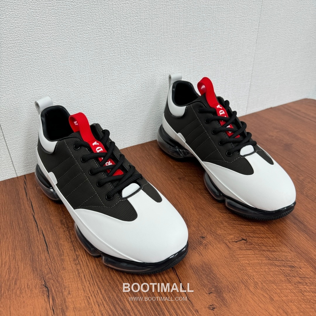 Prada Calfskin Mesh Air Cushion Low Sneakers with Logo Detail 프라다 카프스킨 메쉬 에어쿠션 로우 스니커즈 로고 디테일 4.5cm 2